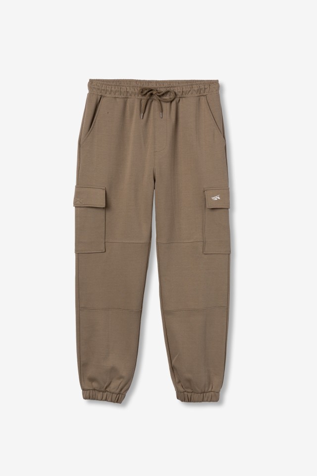 Beige Relaxed Fit Joggers