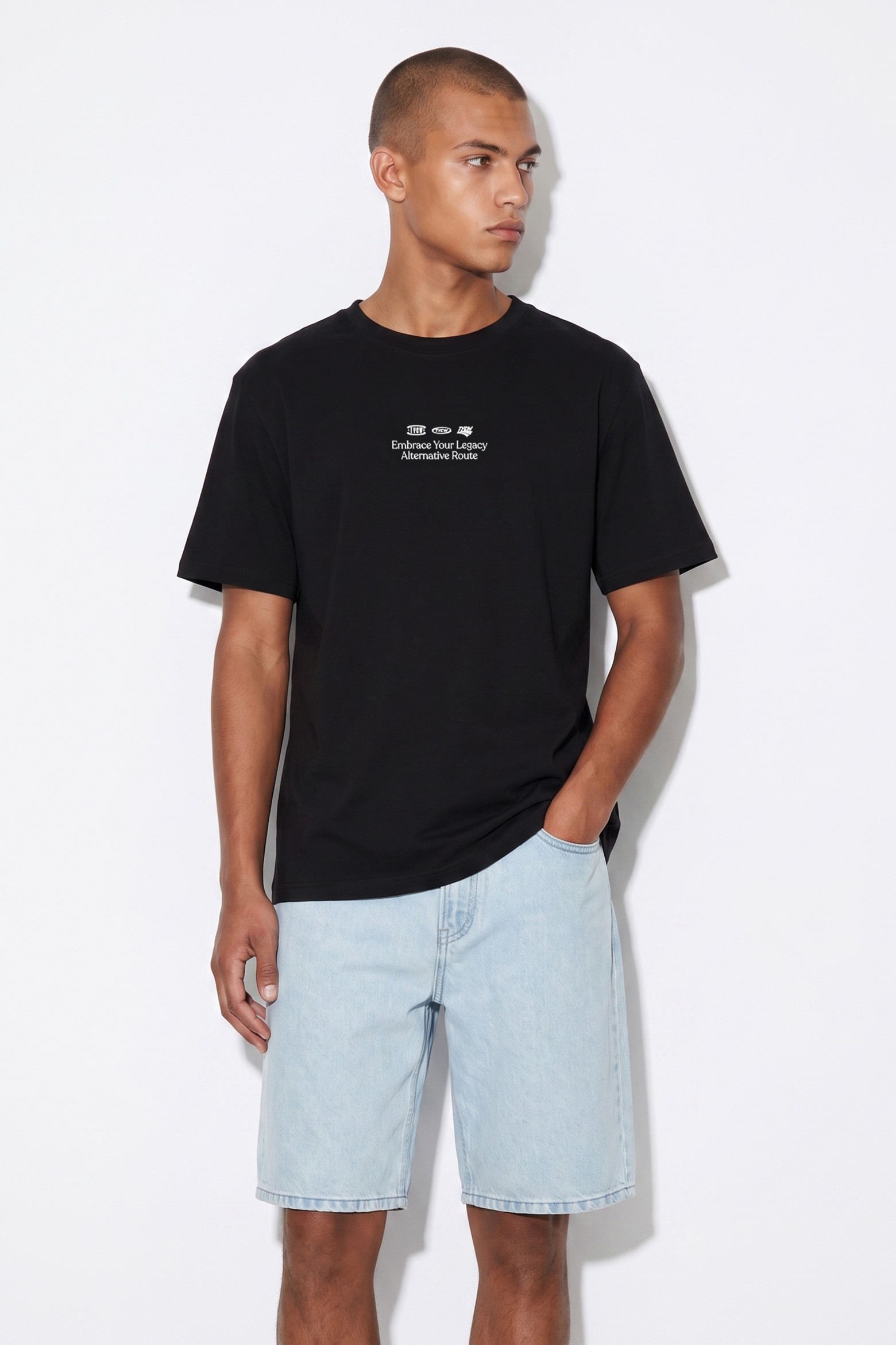 Oversize Black Graphic T-shirt