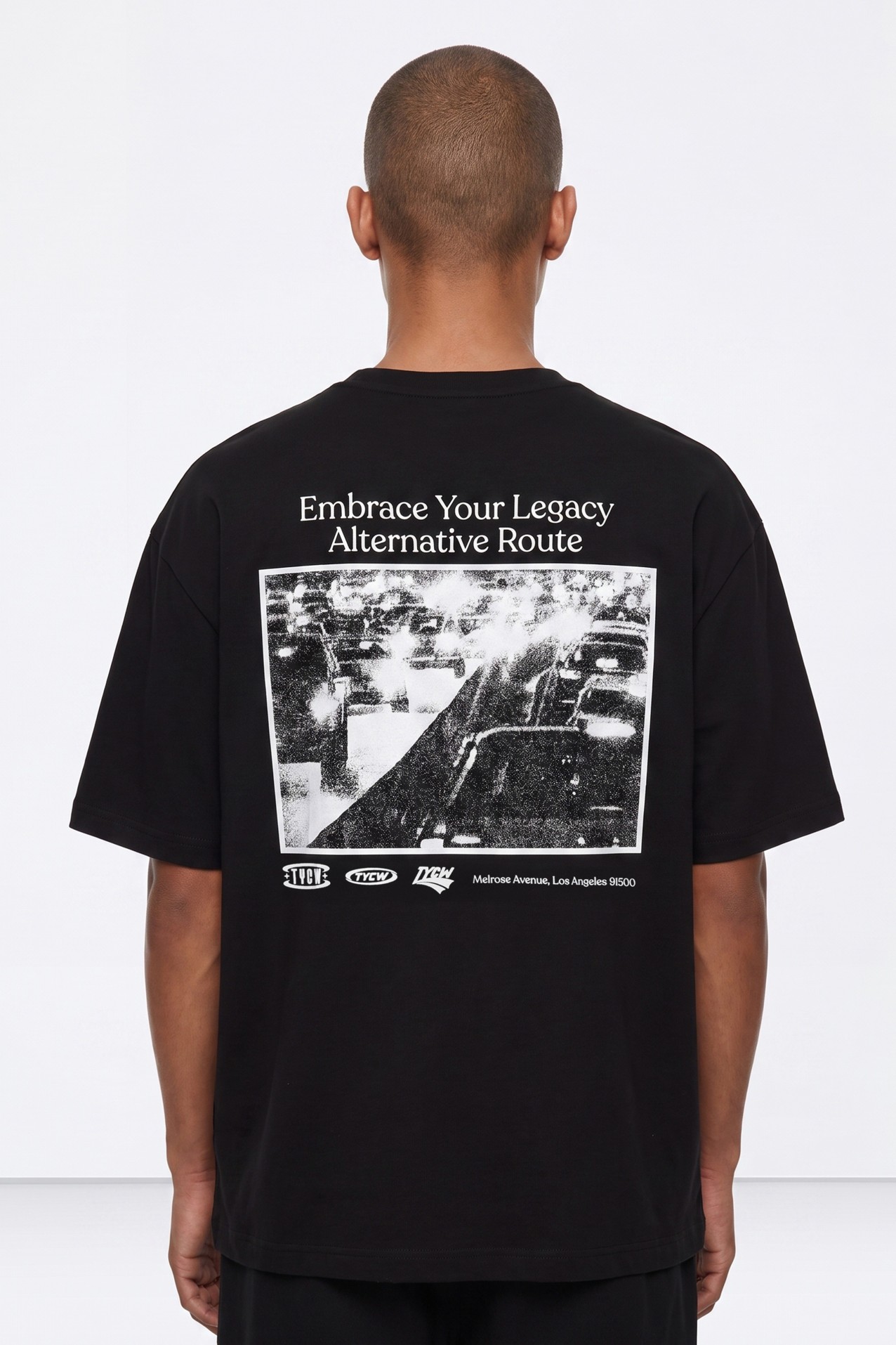 Oversize Black Graphic T-shirt