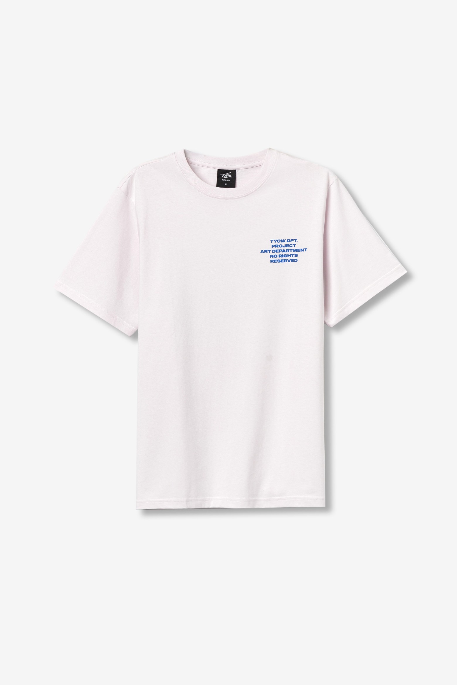 T-shirt rosa com estampado