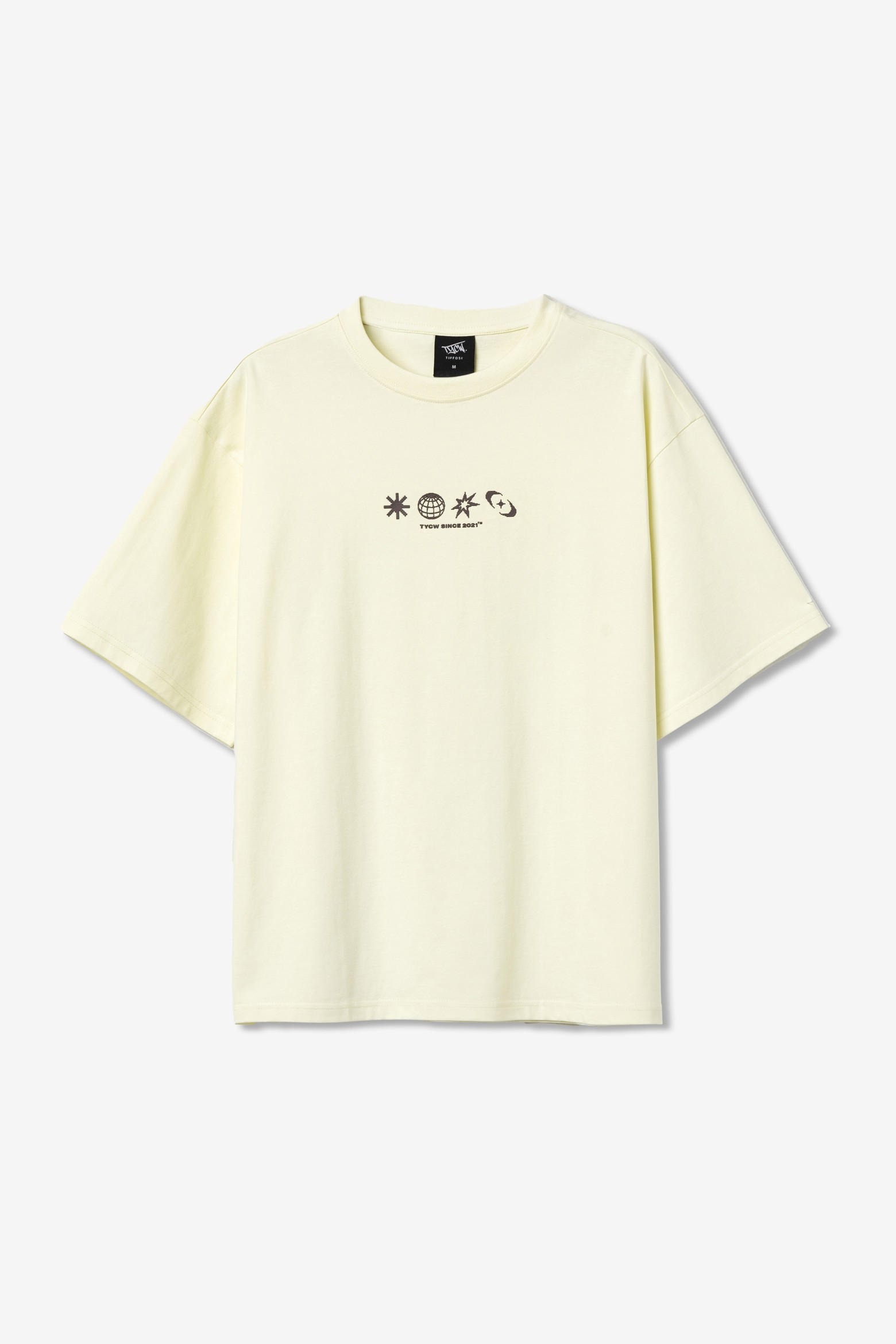 Oversized Yellow Graphic T-shirt