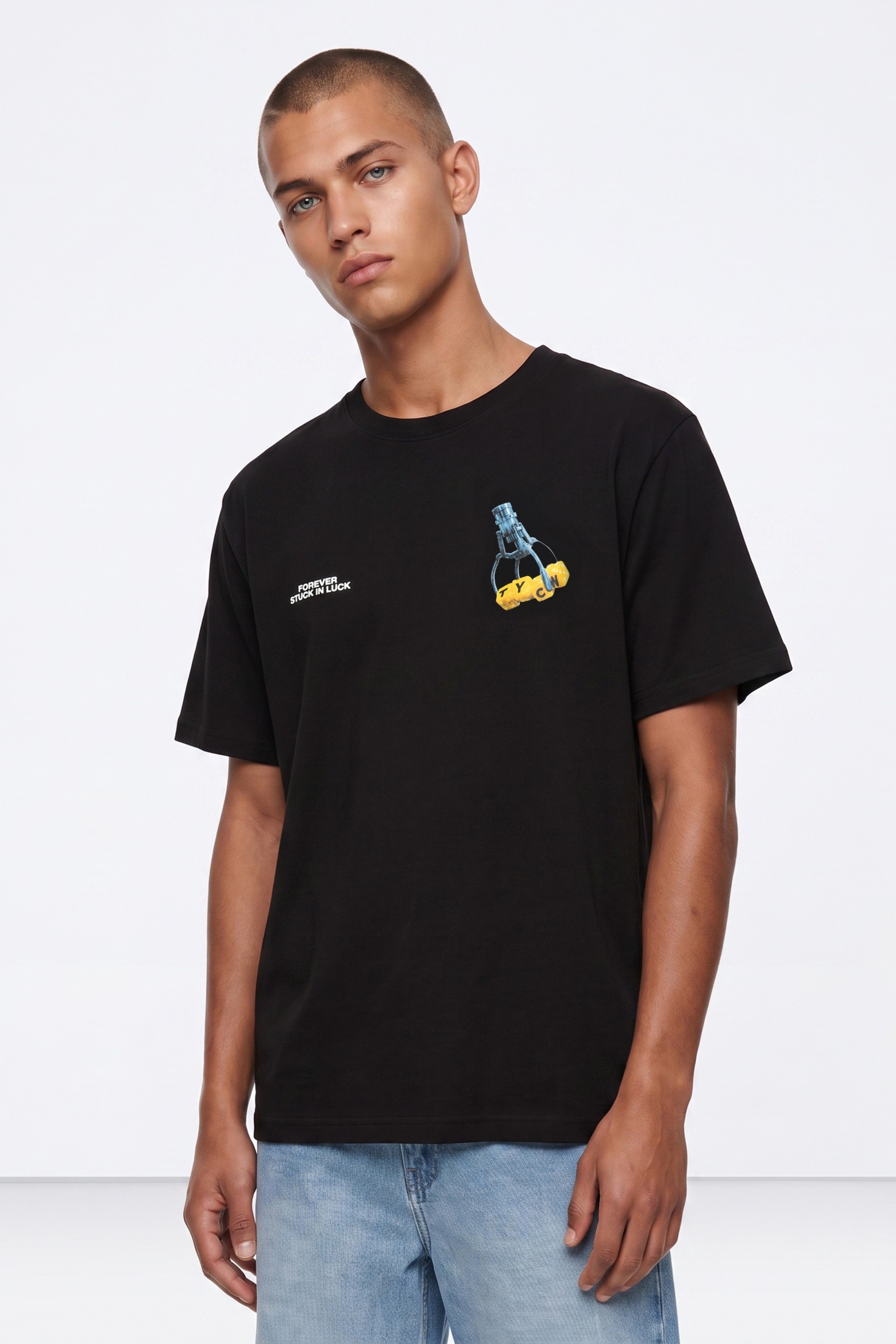 Black Retro Graphic T-shirt
