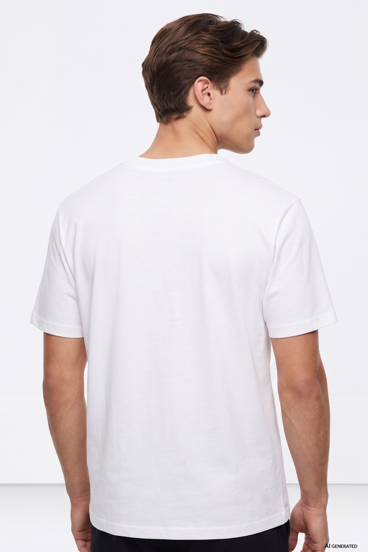 Camiseta blanca print discreto