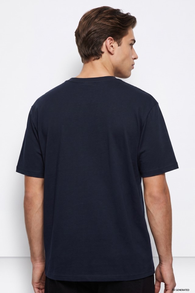 Dark Blue Logo Tee Dark Blue Logo Tee