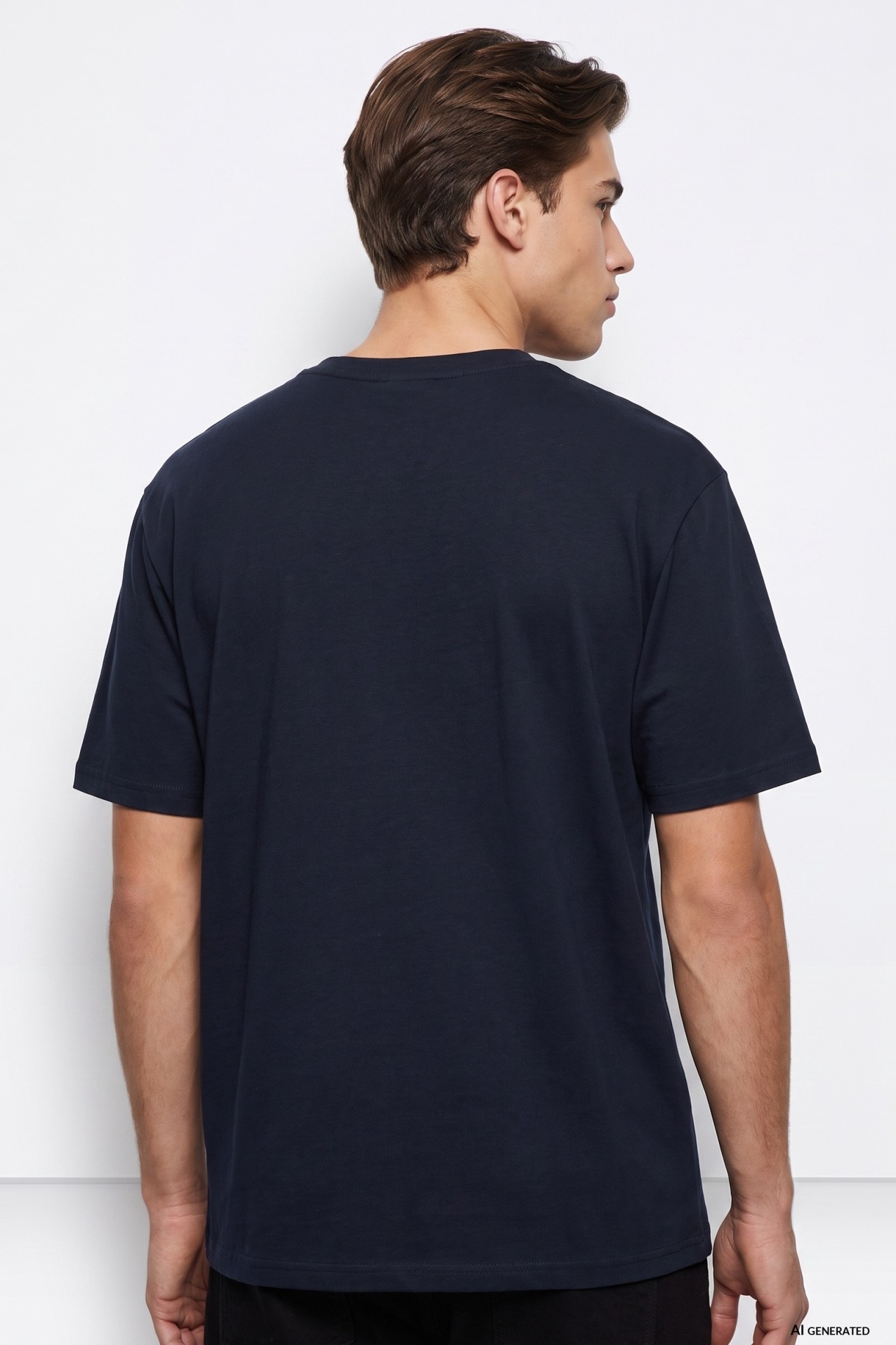T-shirt azul logo frontal