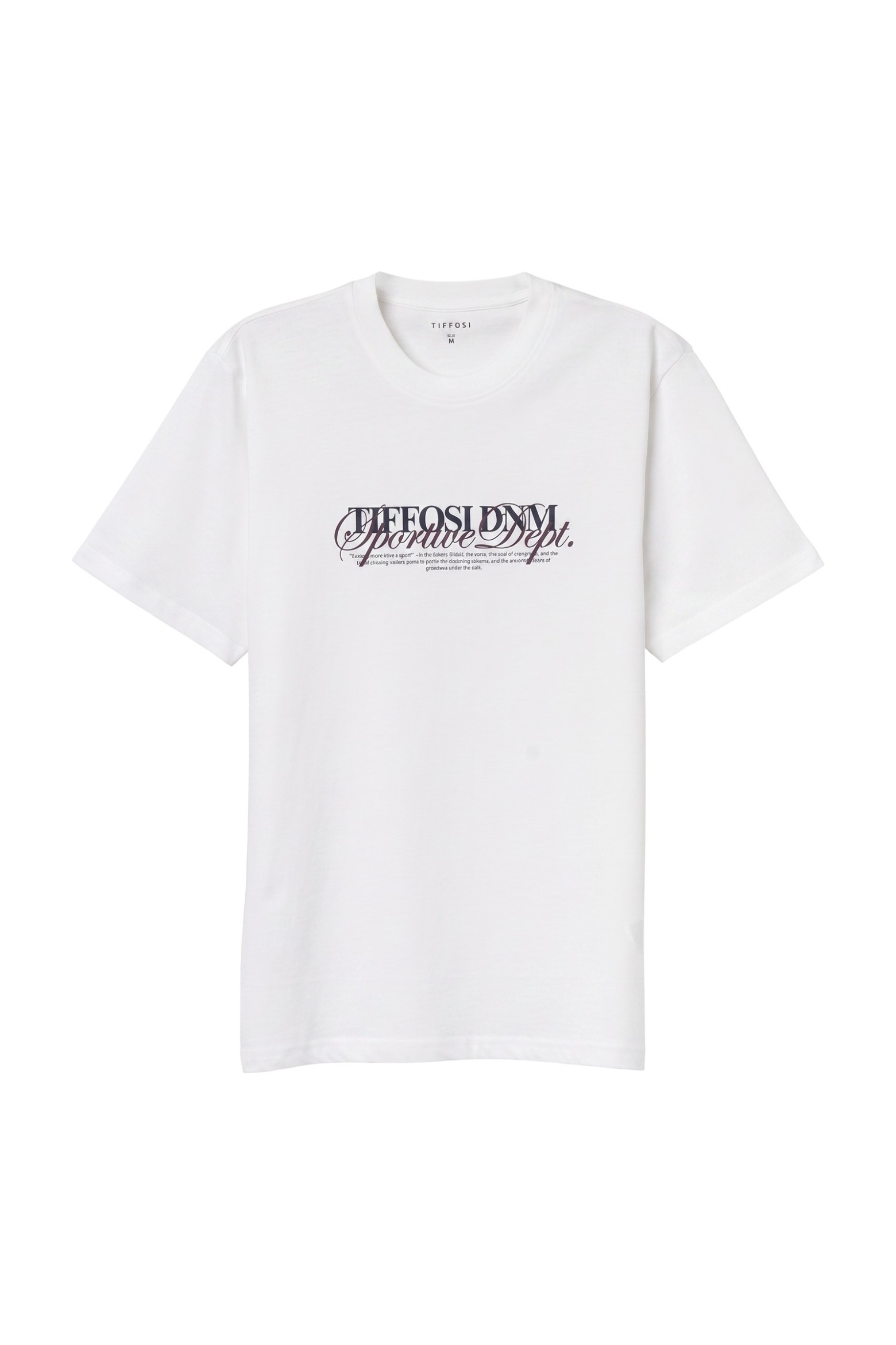 Camiseta blanca print central