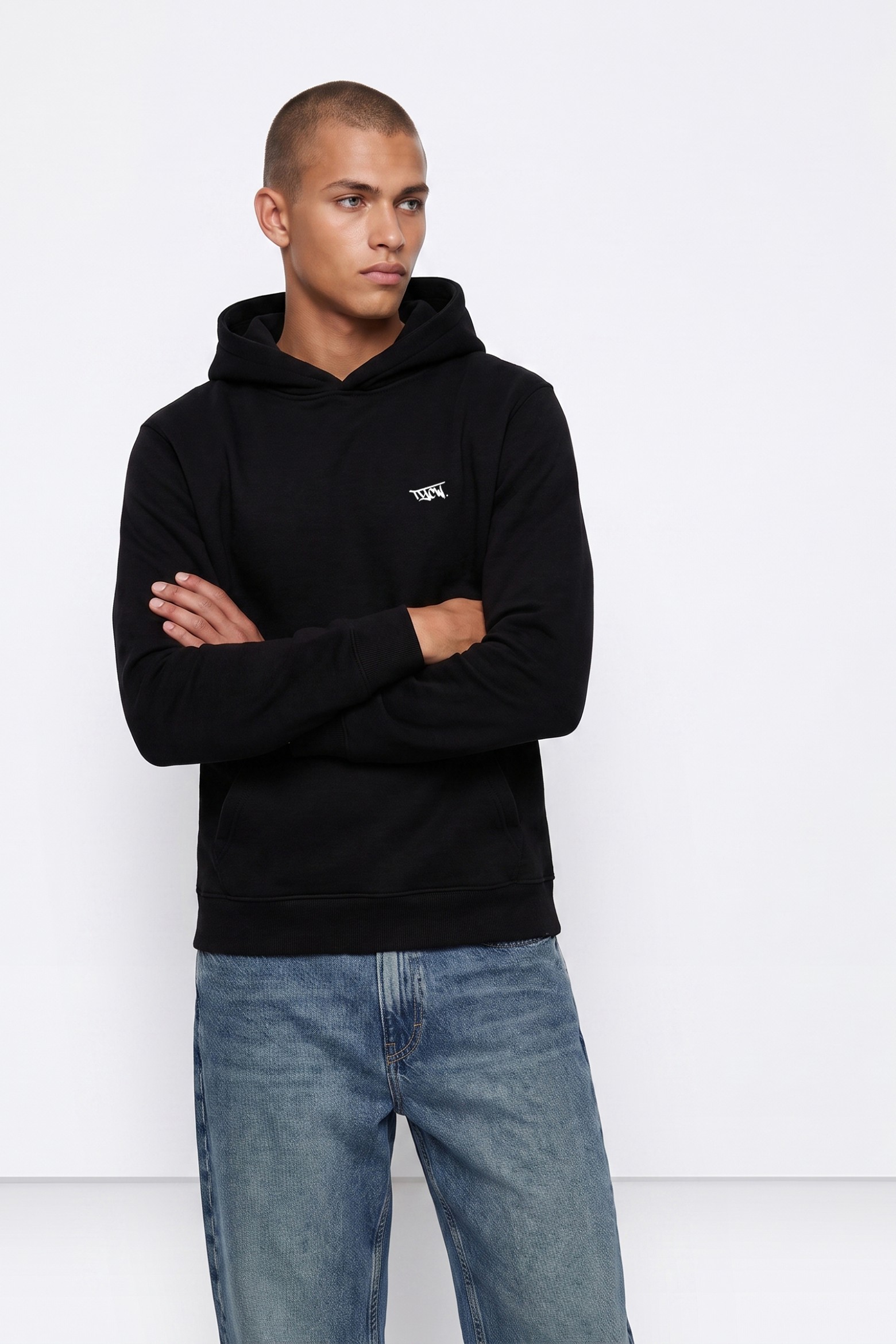 Black Basic Hoodie