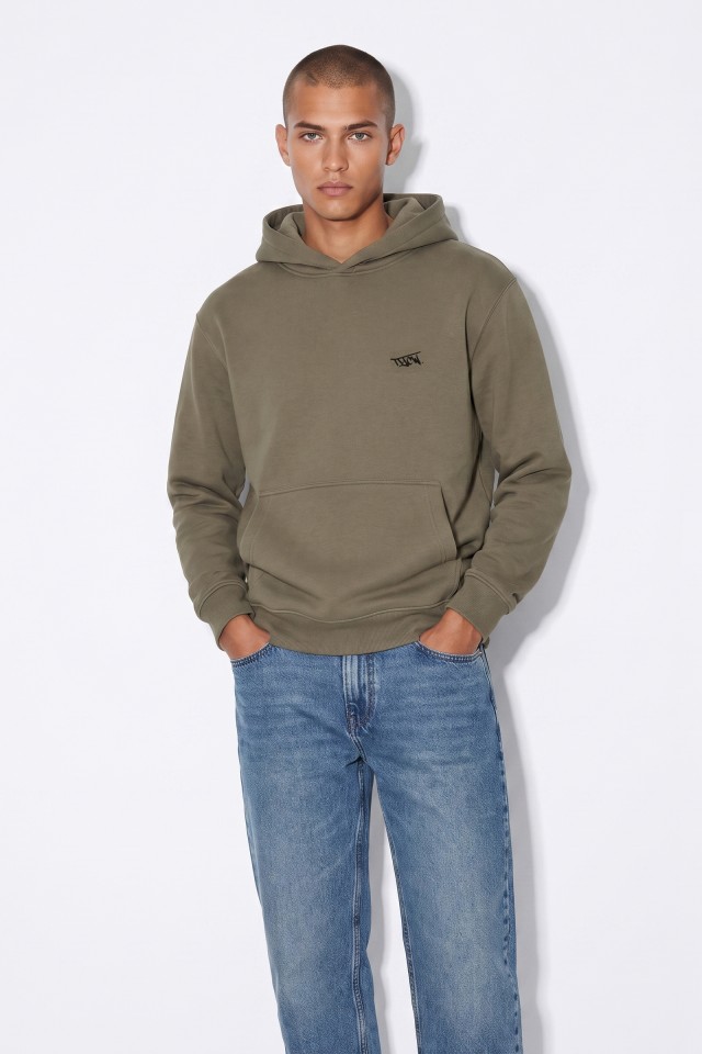 Basic beige hoodie design