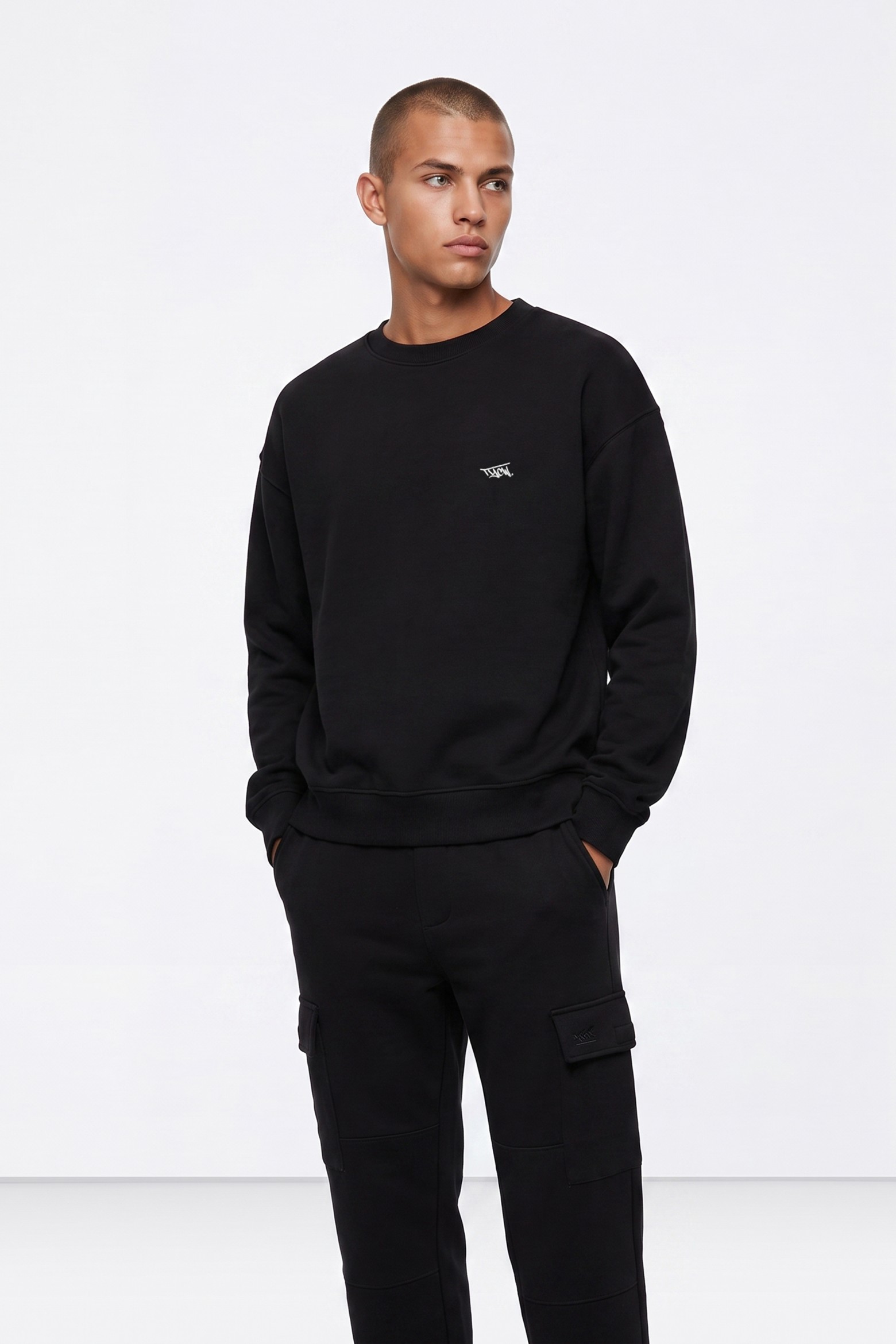 Black Oversize Sweatshirt