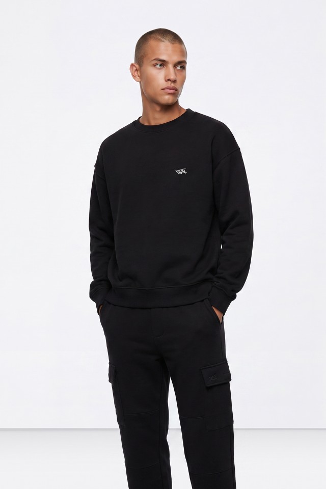 Black Oversize Sweatshirt