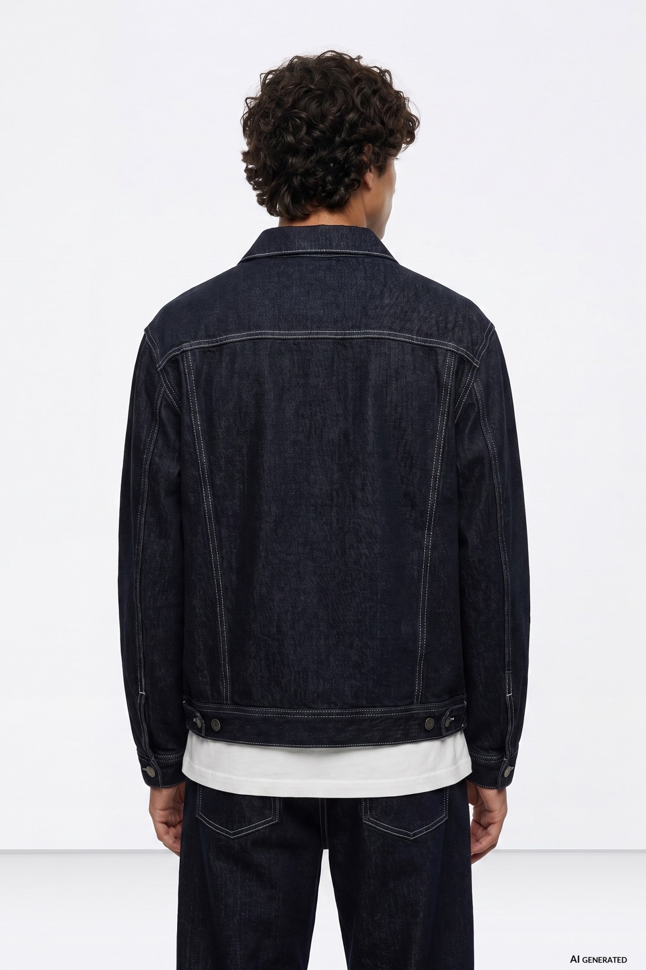 Dark Blue Casual Jacket