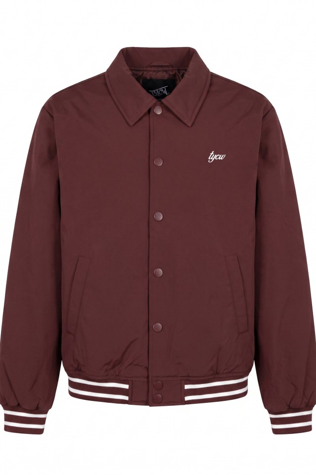 Dark Red Straight Cut Jacket Dark Red Straight Cut Jacket