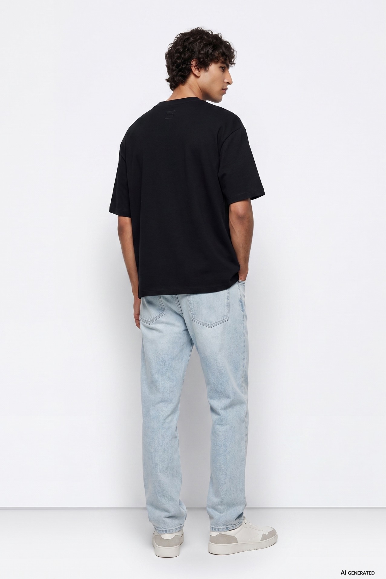 Jeans relaxed azul claro