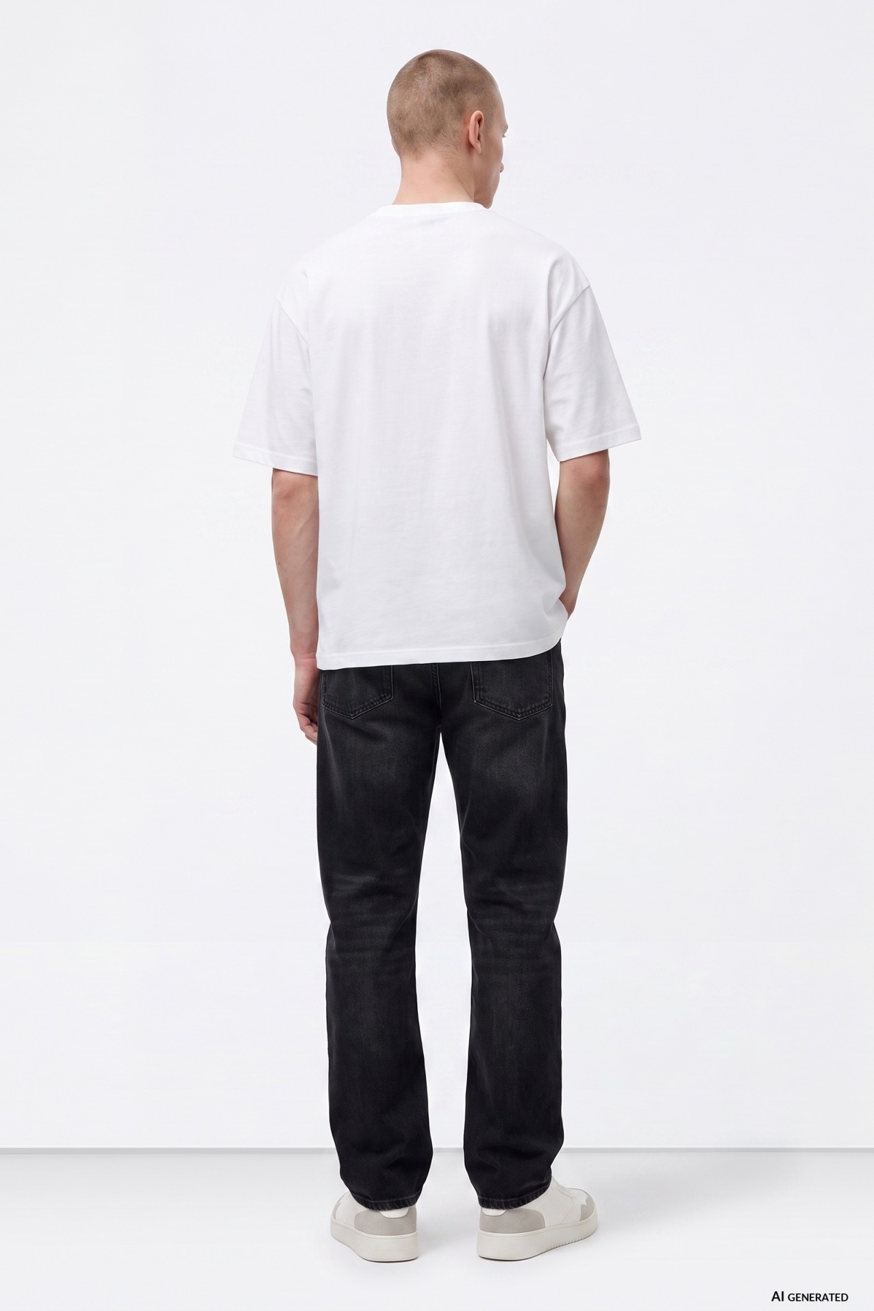 Jeans rectos negros Austin