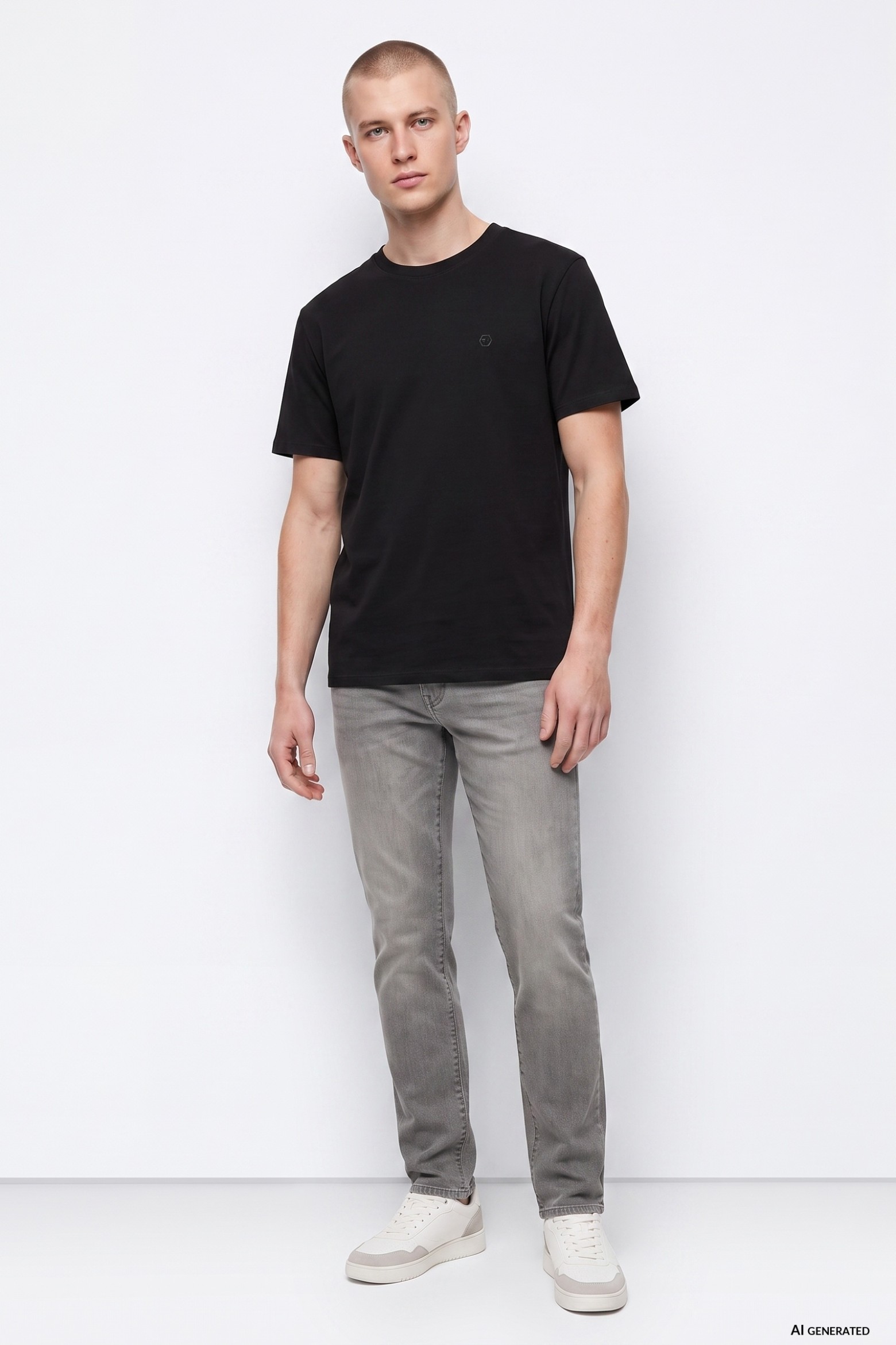 Jeans slim cinza Dylan