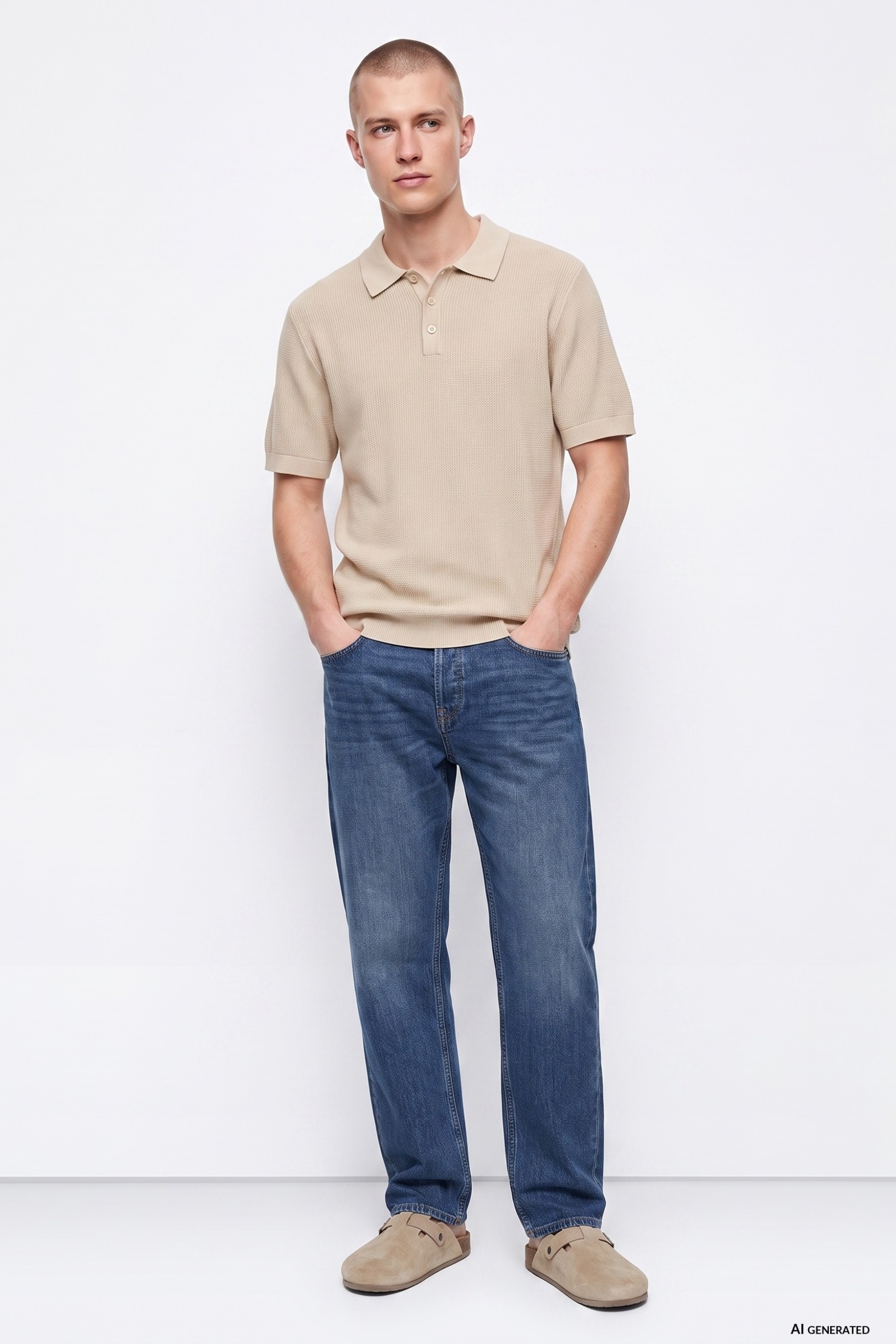 Tyler Tapered Blue Jeans