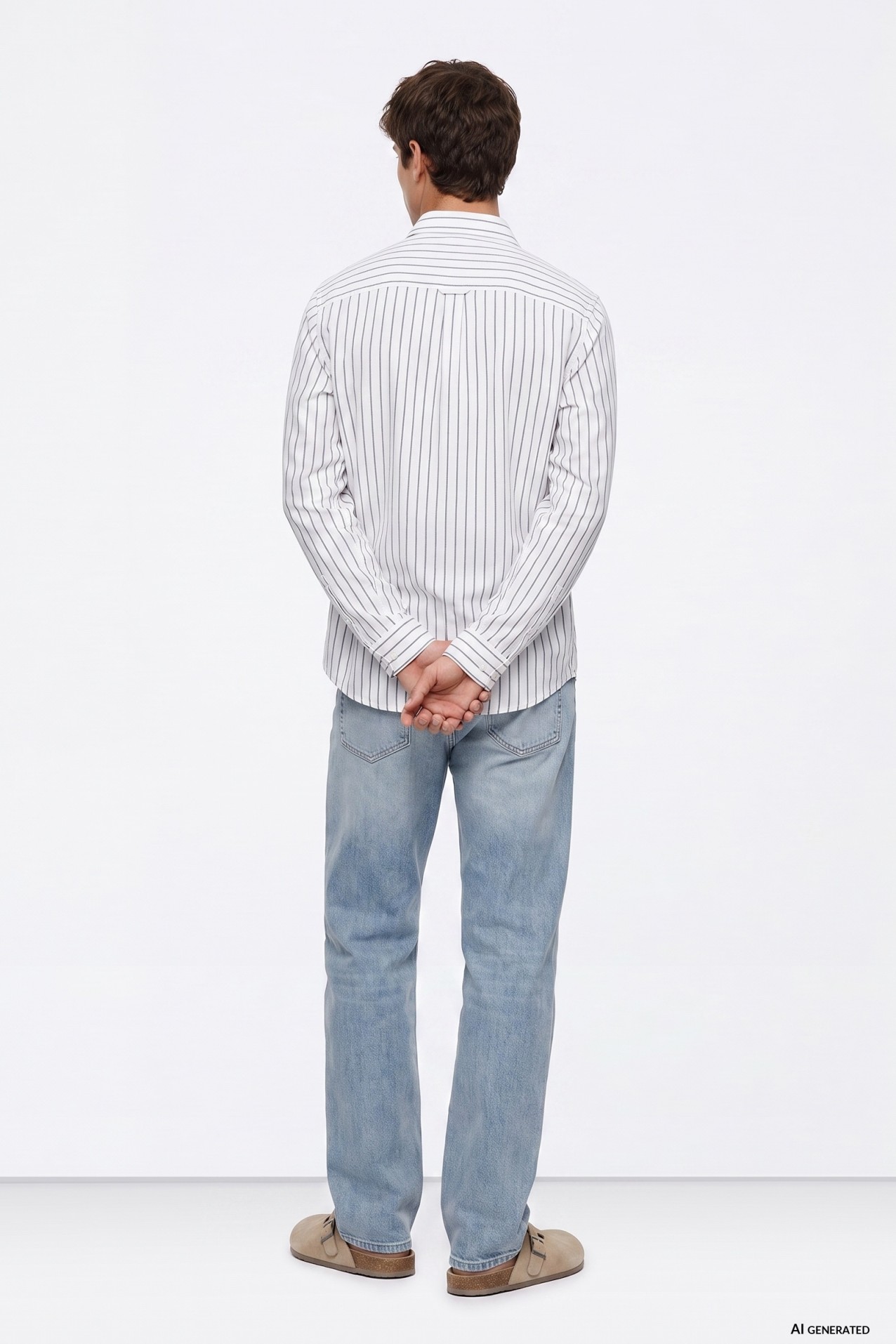 Jeans azul claro tapered