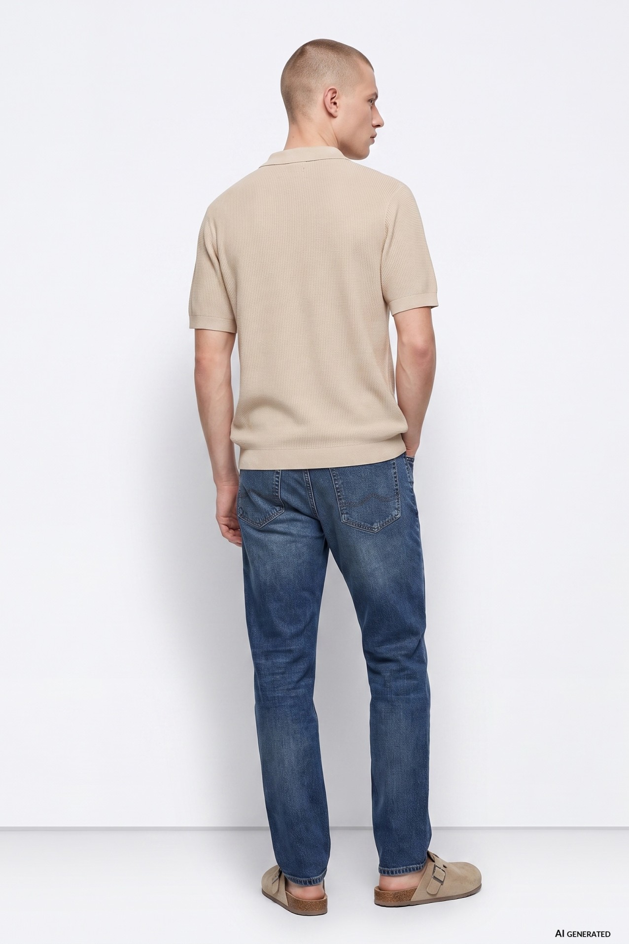 Tyler Tapered Blue Jeans