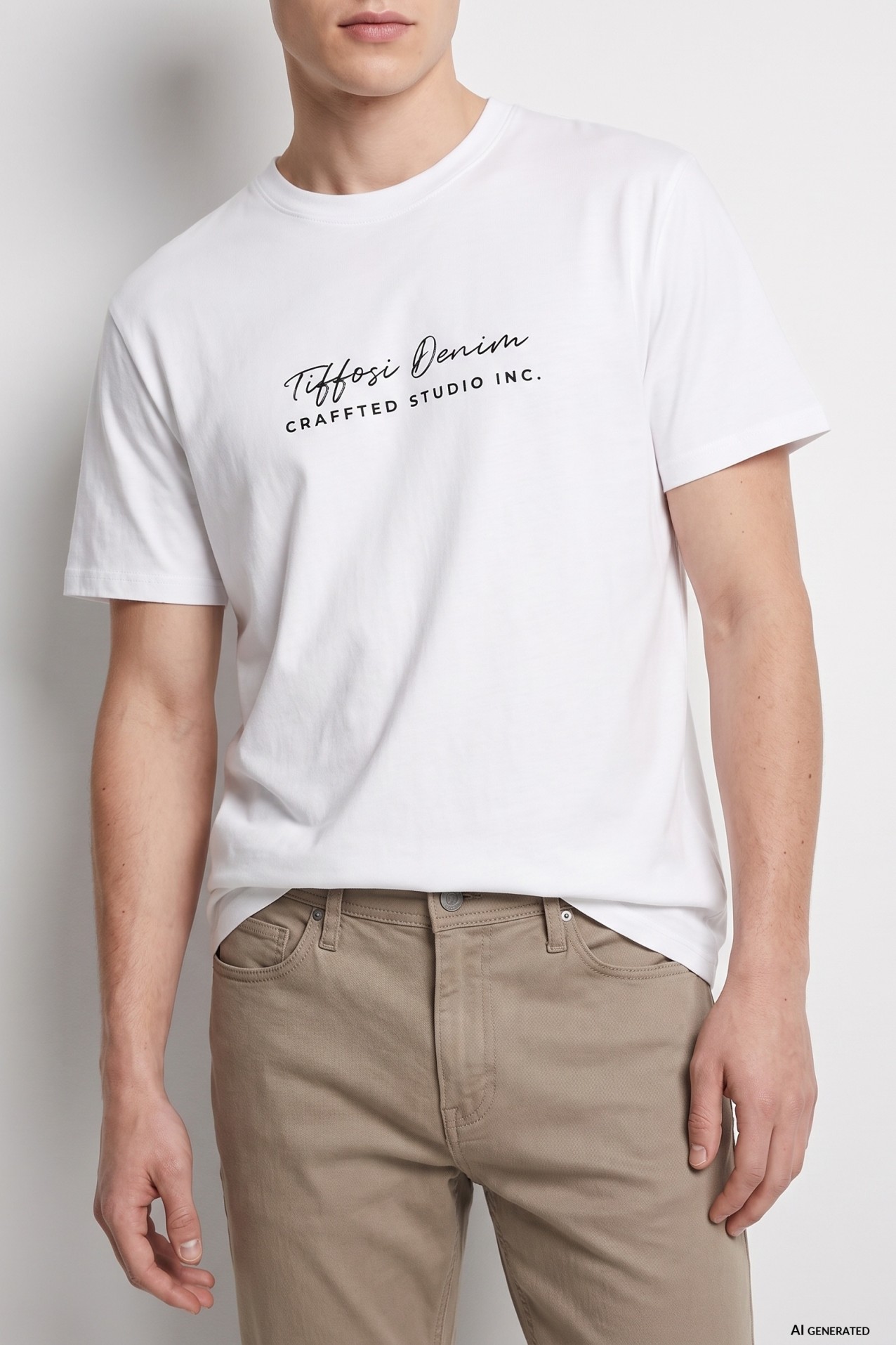 Beige Regular Fit Jeans