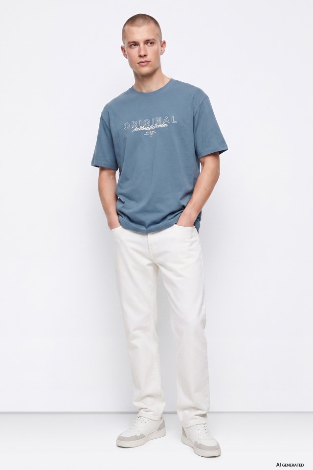 Logan Relaxed White Jeans