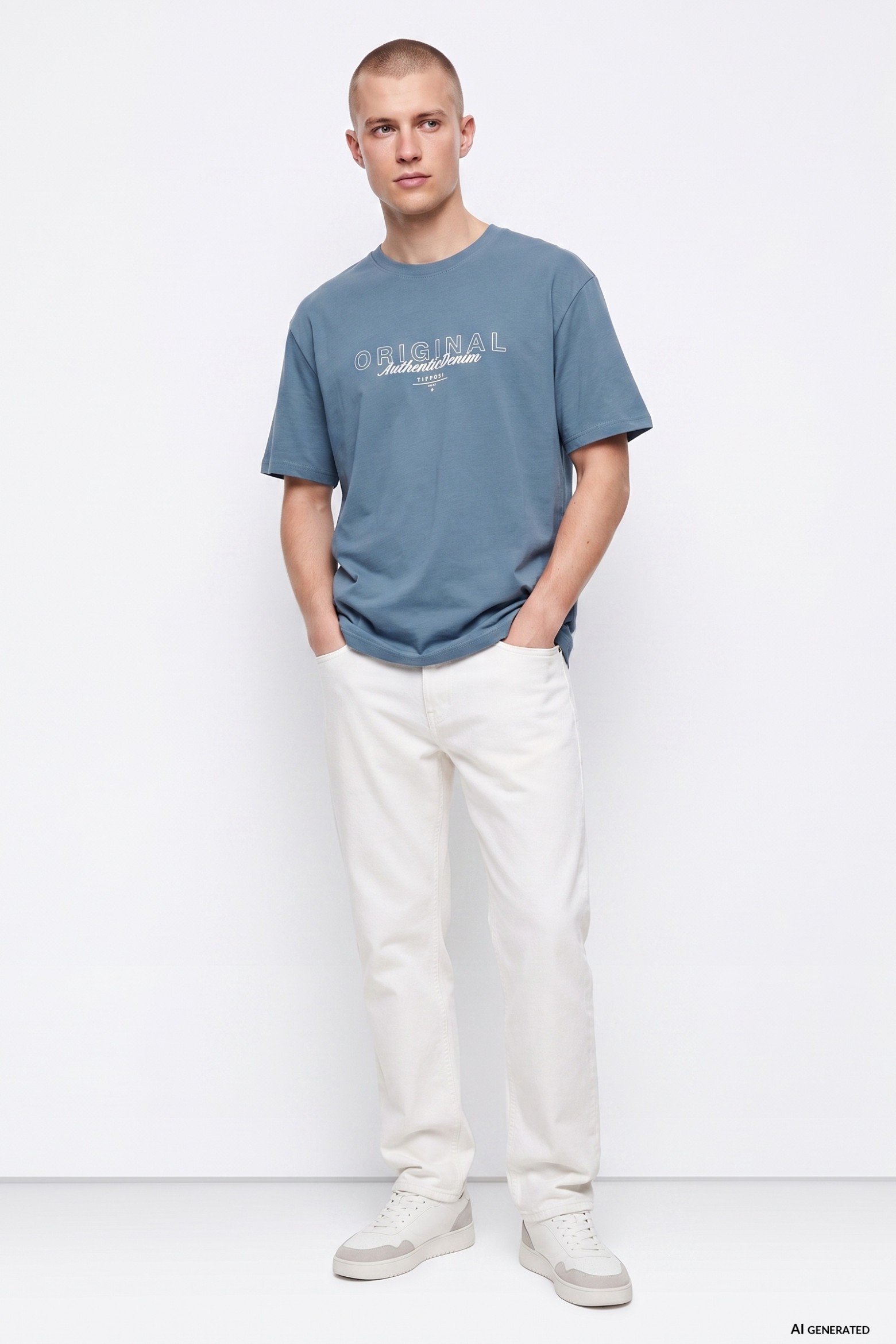 Logan Relaxed White Jeans
