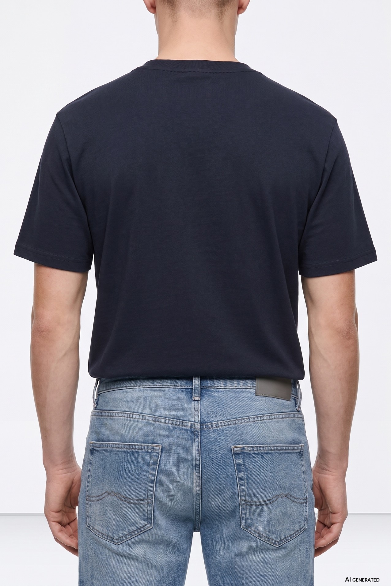 Jeans slim azul claro