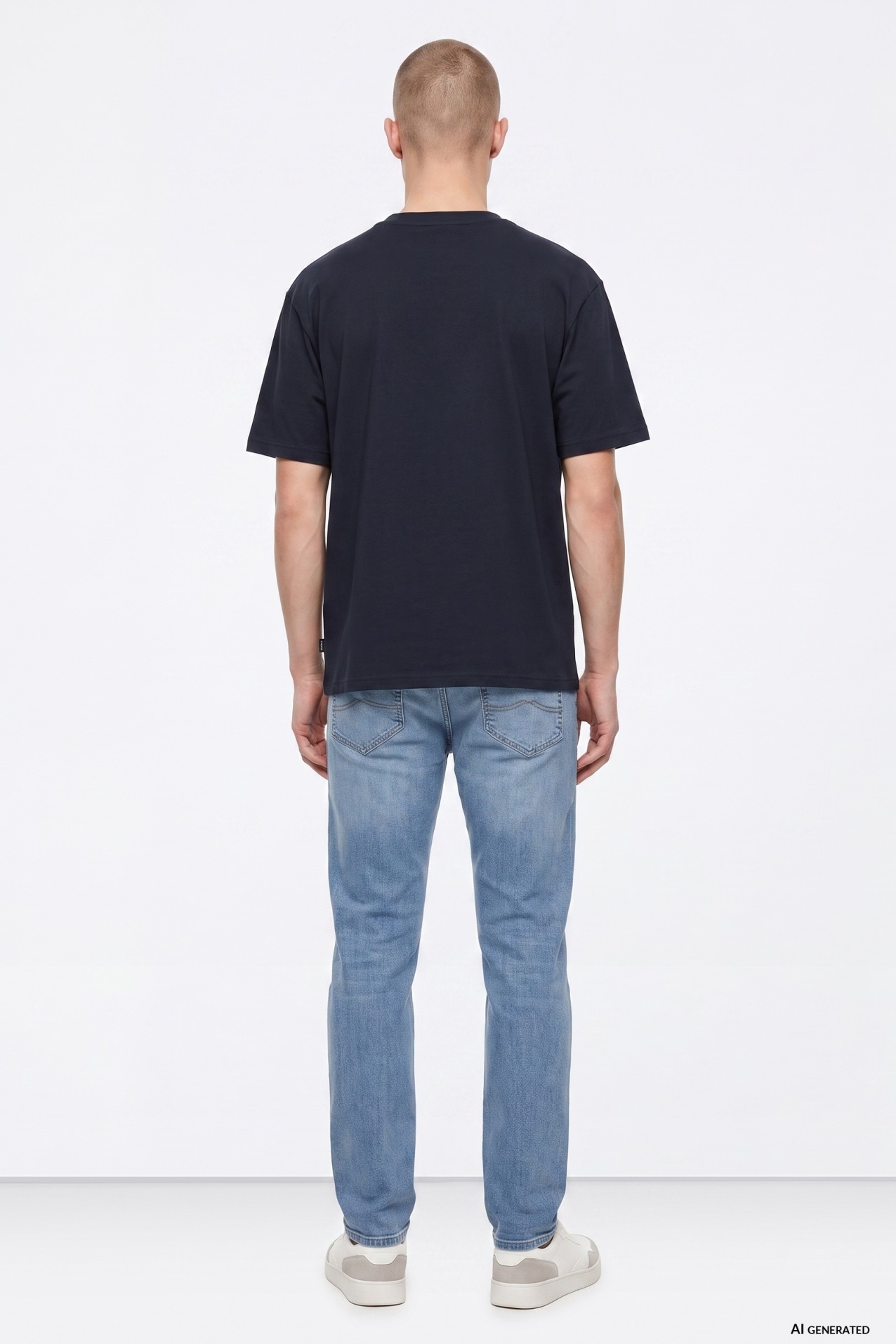 Jeans slim azul claro