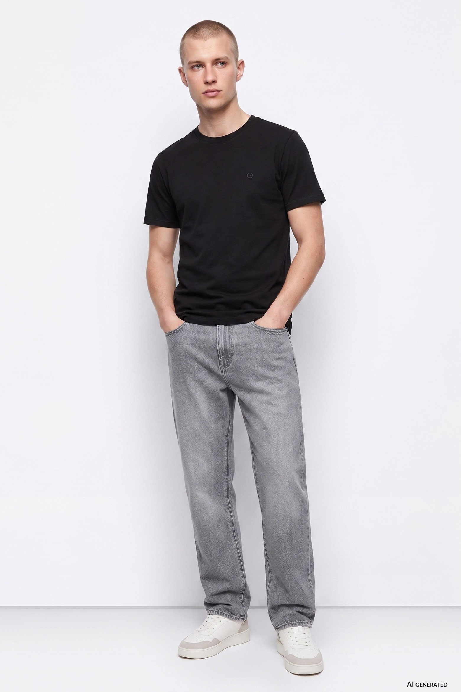 Austin Straight Grey Jeans
