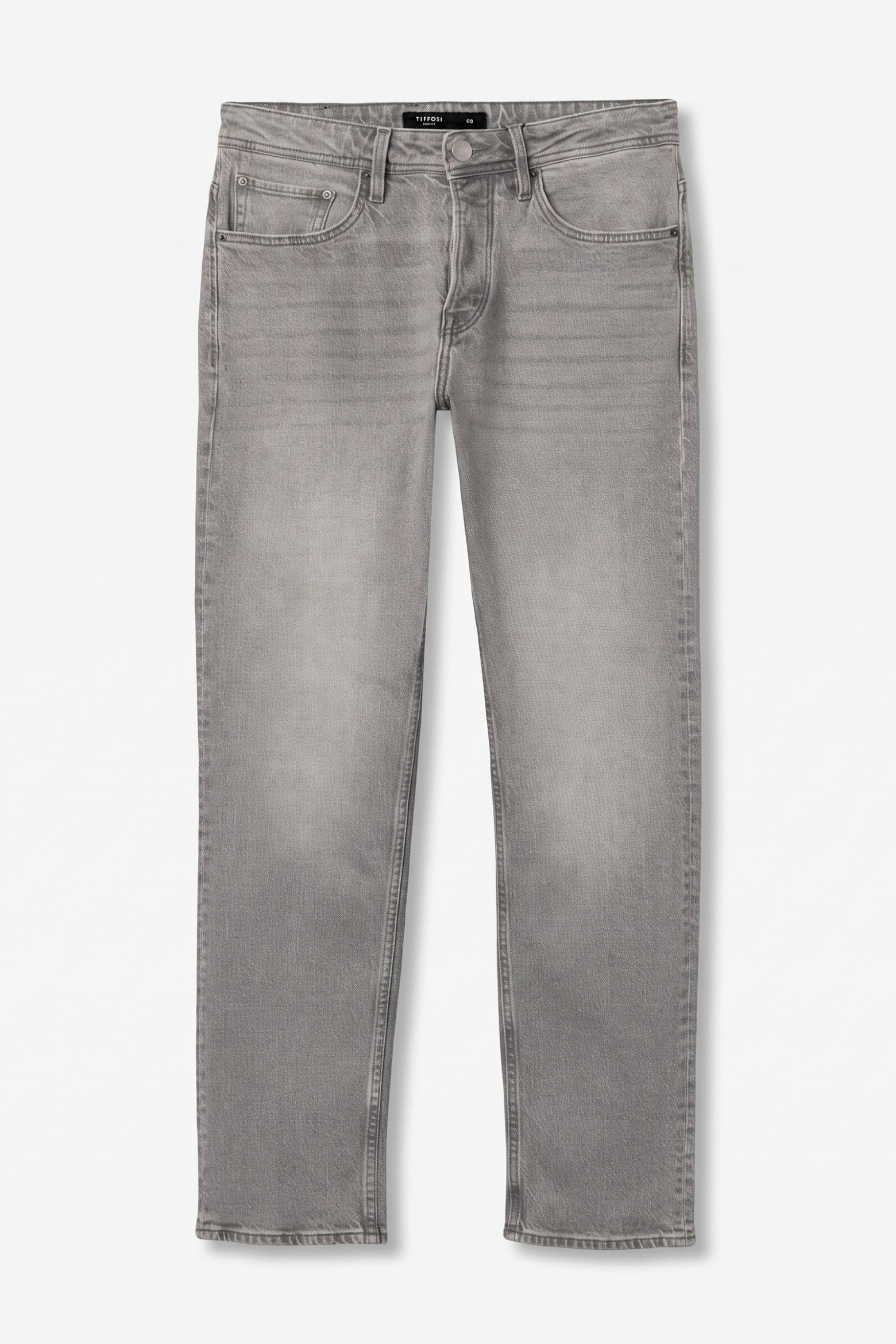 Jeans relaxed gris claro