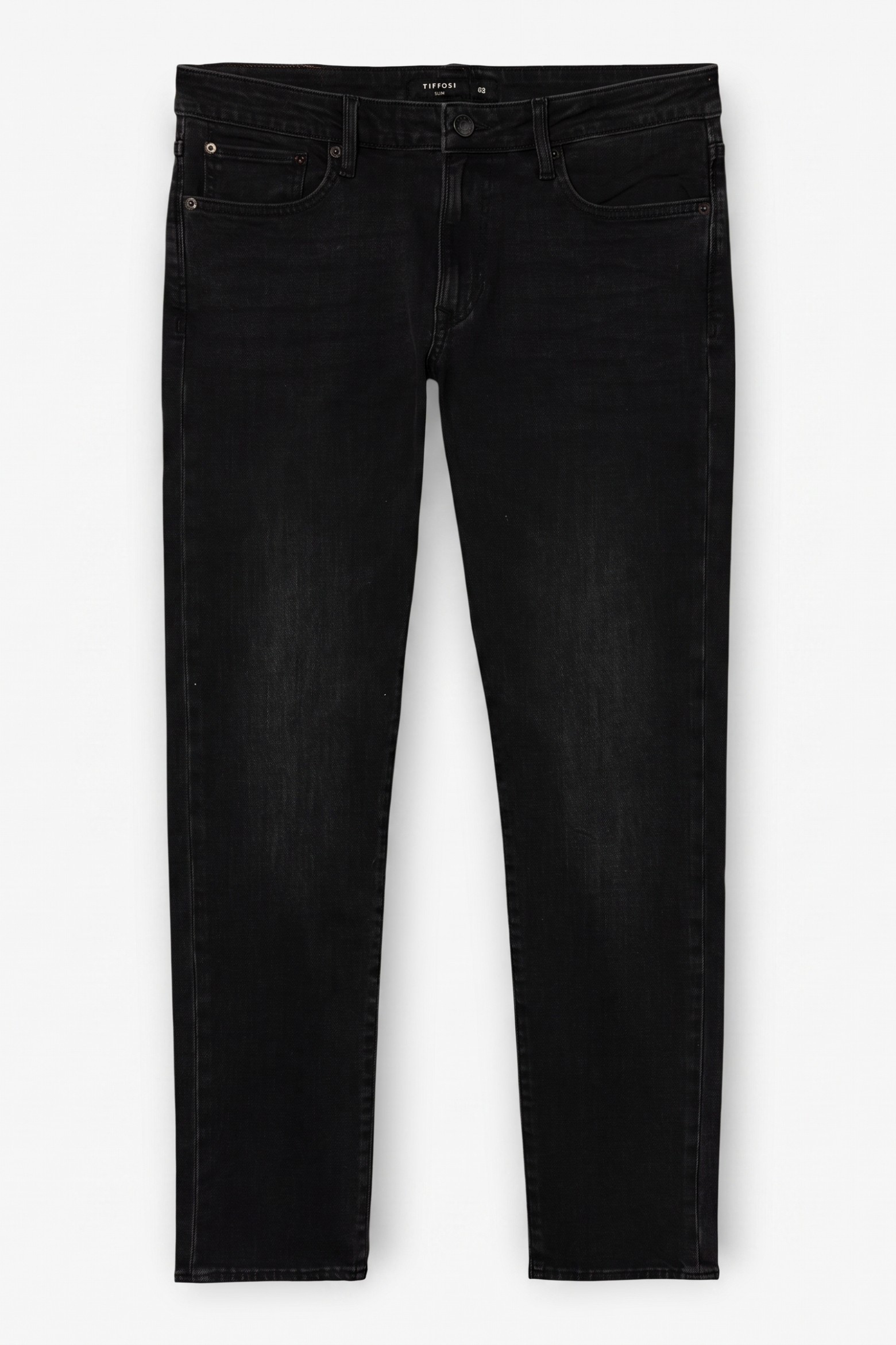 Jeans slim preto lavado