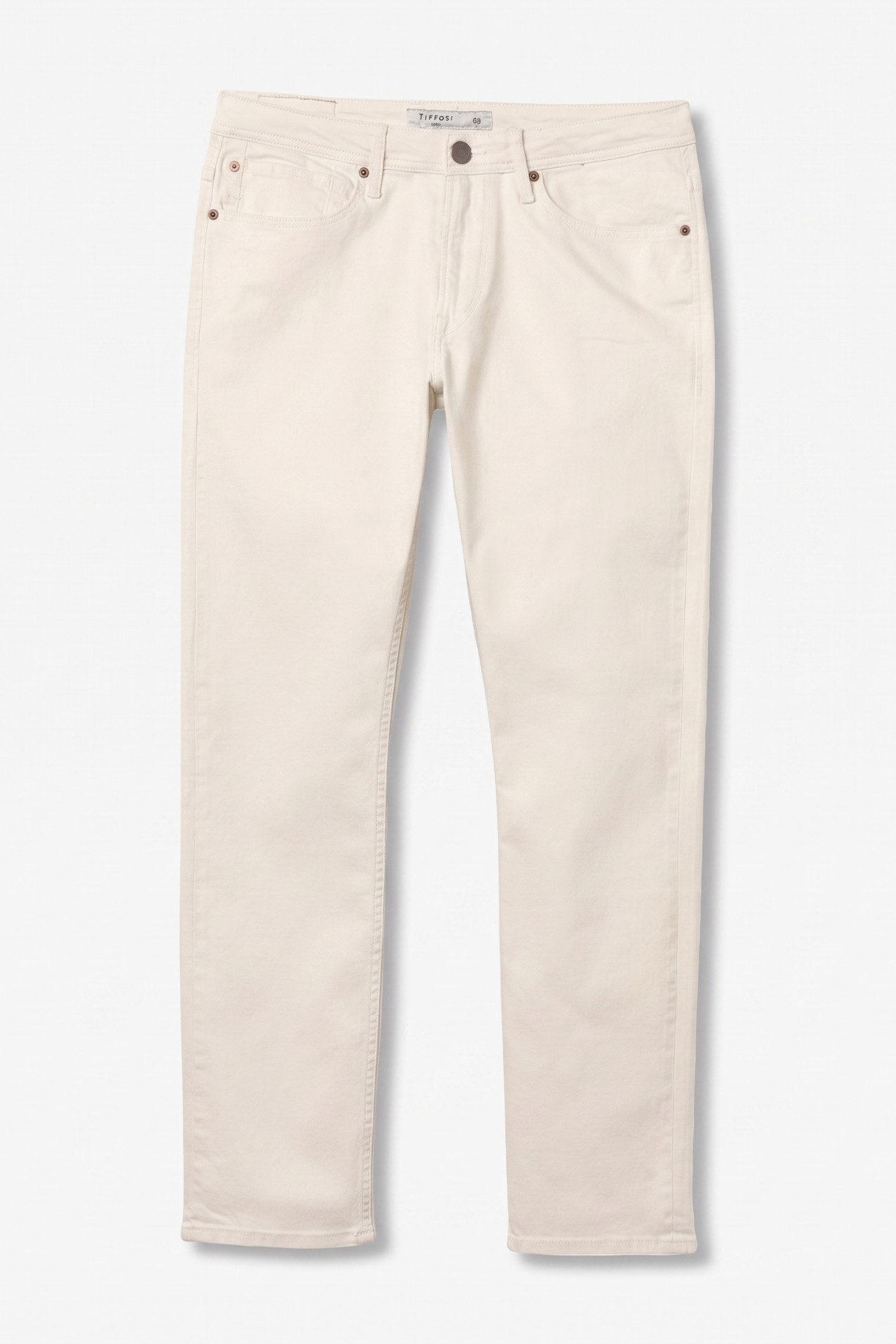 Beige Comfort Fit Jeans