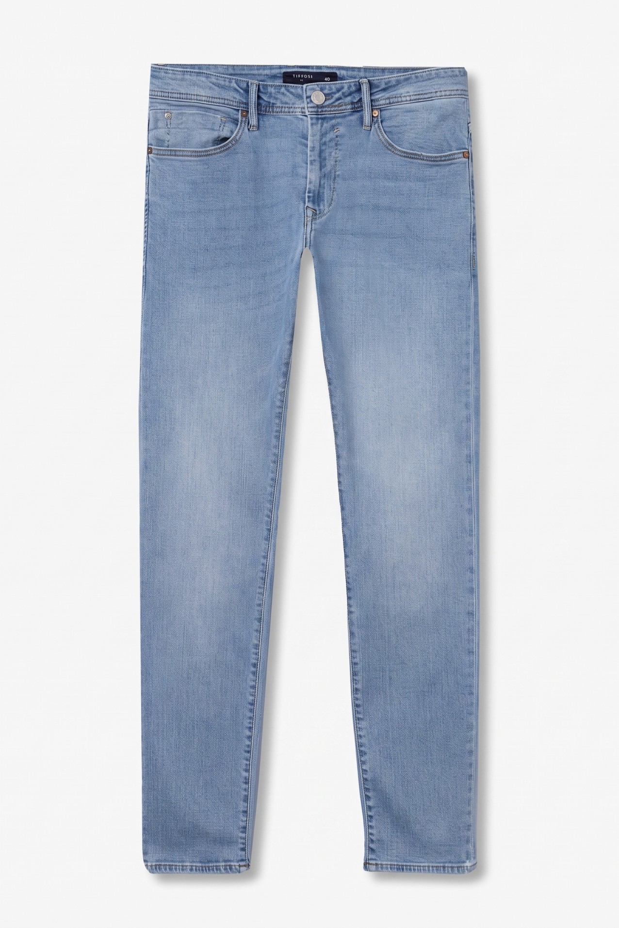 Jeans slim azul claro