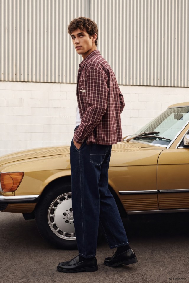 Red Check Long Sleeve Shirt