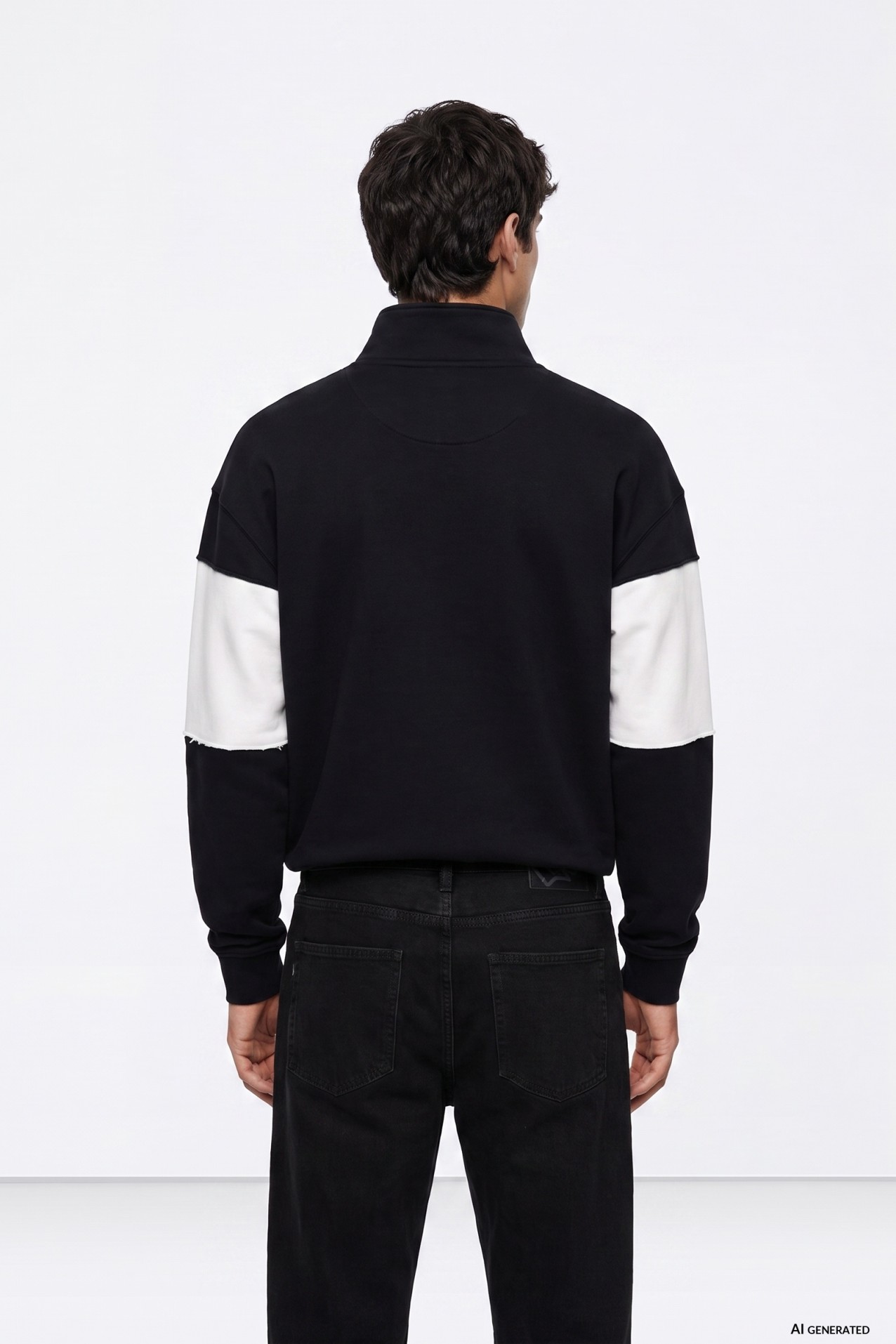 Camisola azul sporty oversize