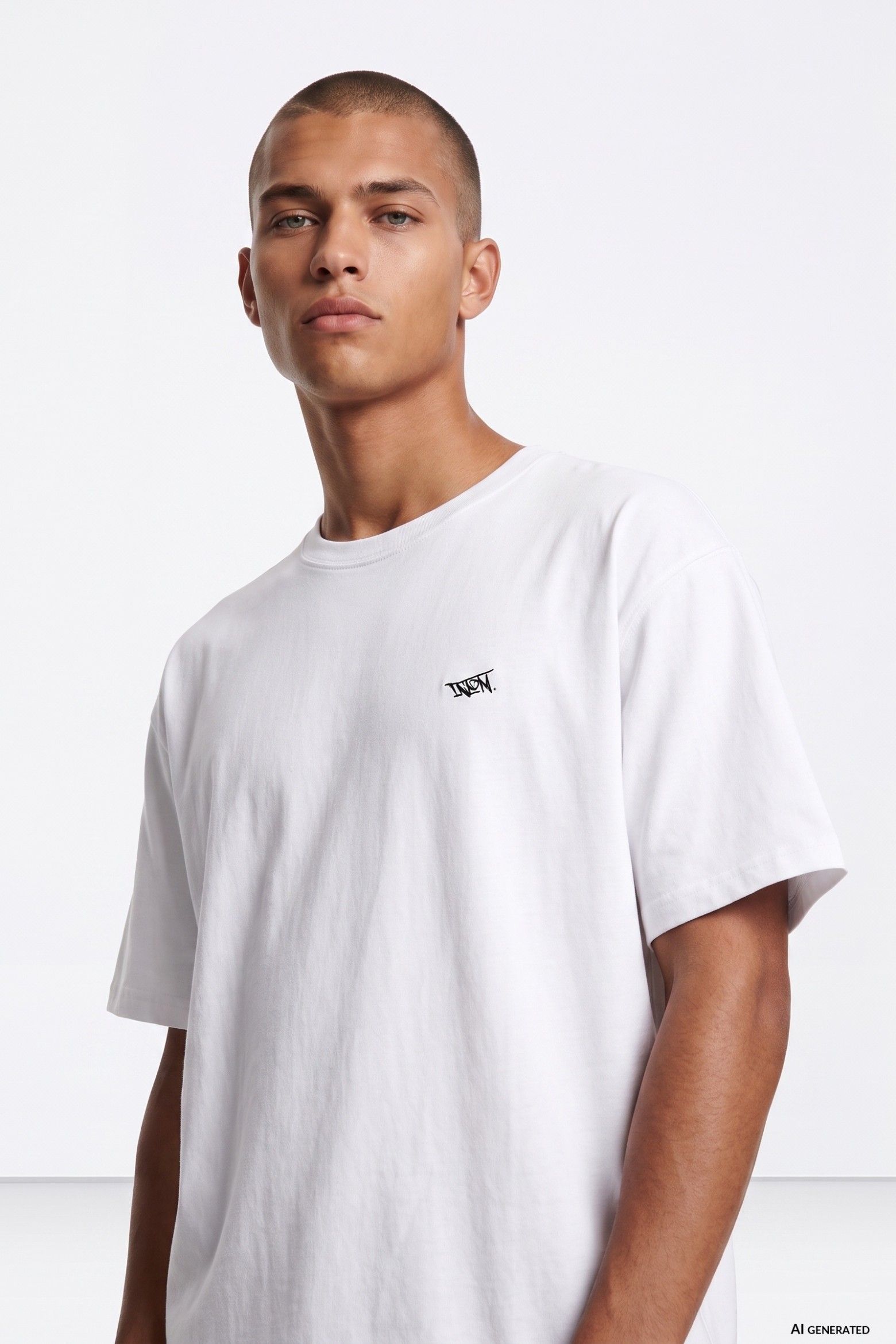 White Oversize Short Sleeve Tee