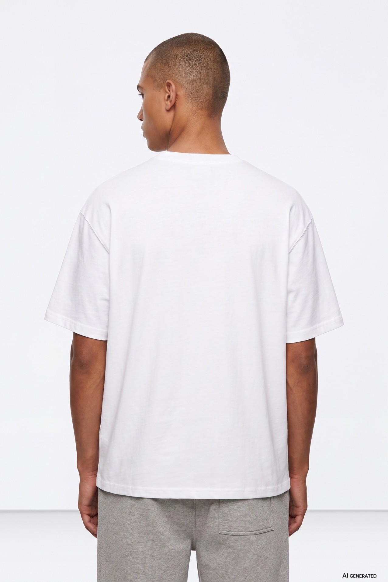 White Oversize Short Sleeve Tee