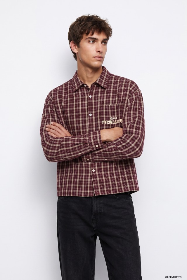 Red Check Long Sleeve Shirt Red Check Long Sleeve Shirt