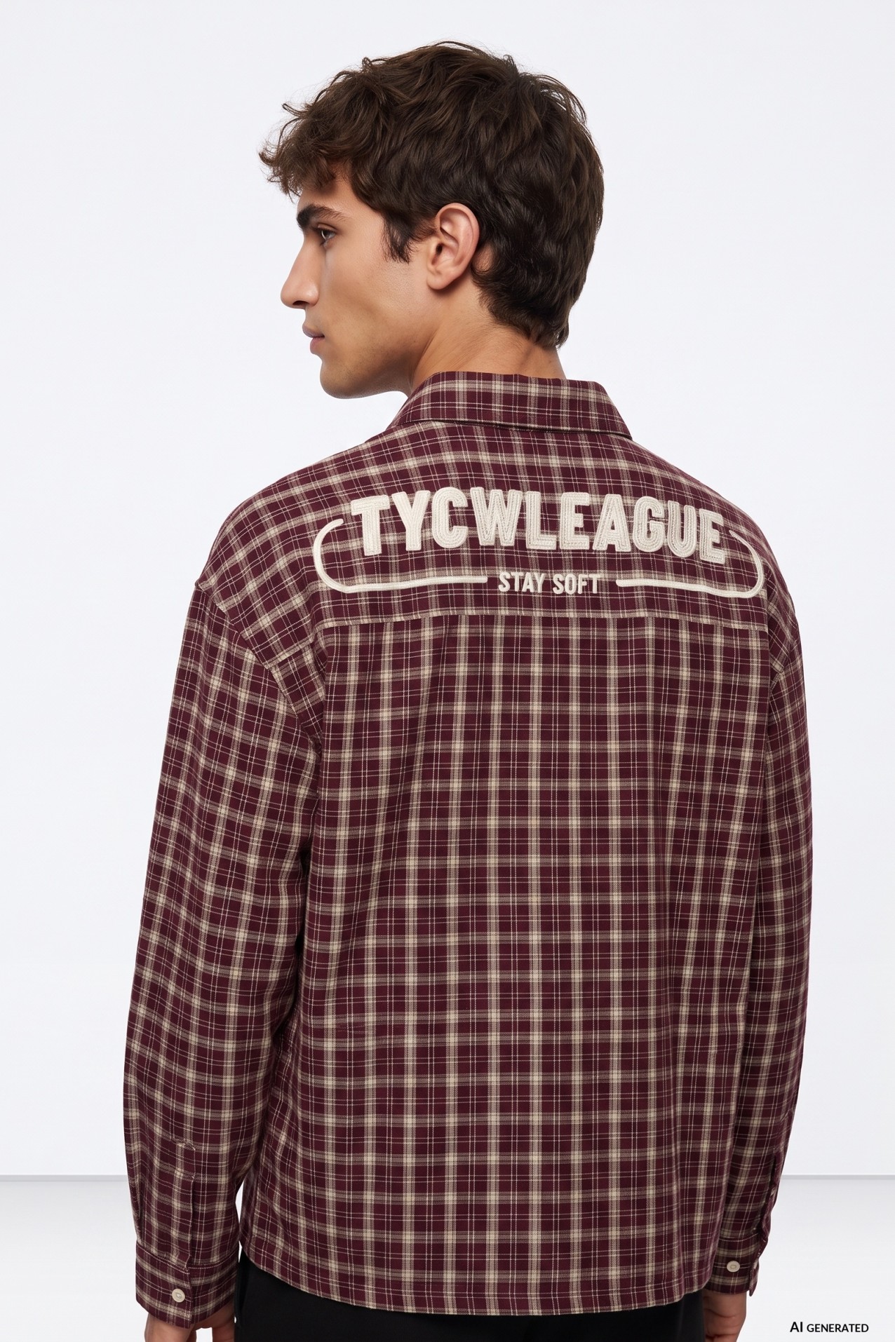 Camisa xadrez vermelha casual