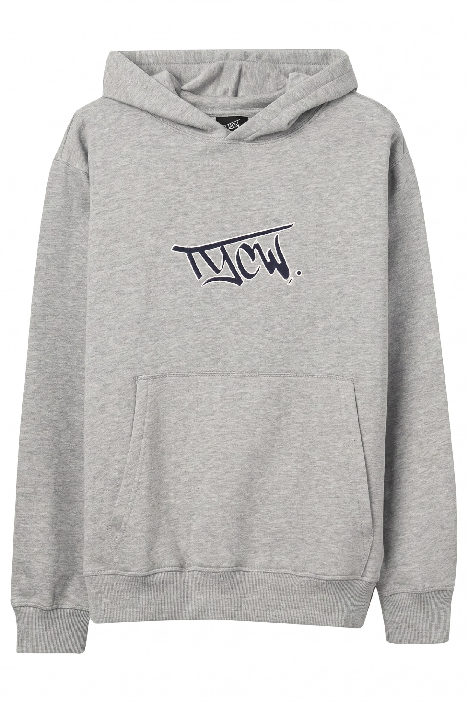 Sudadera gris con capucha