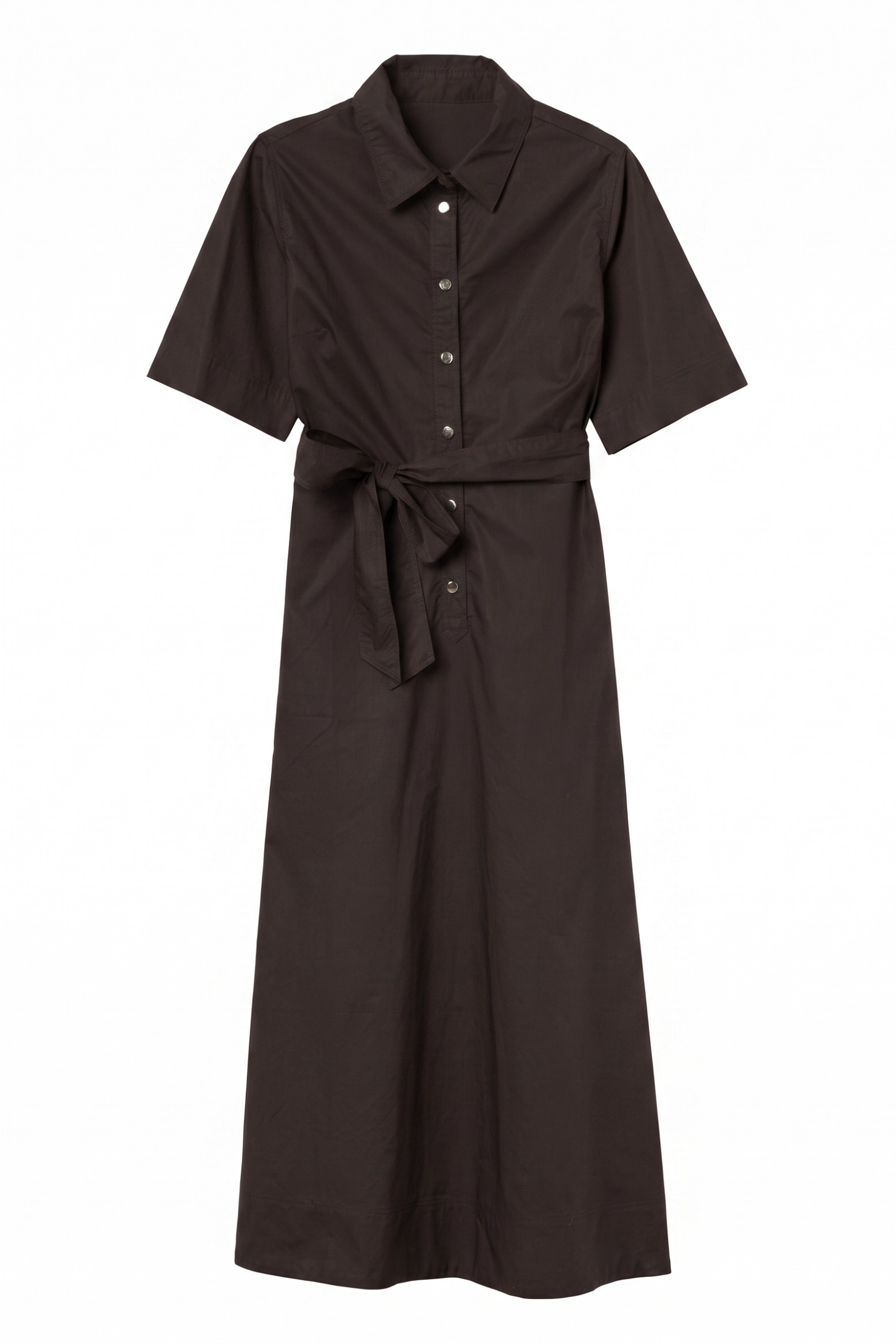 Chocolate Brown Shirt Dress