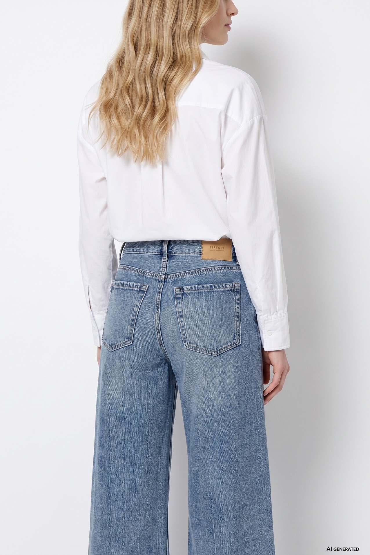Camisa branca oversize cl�ssica