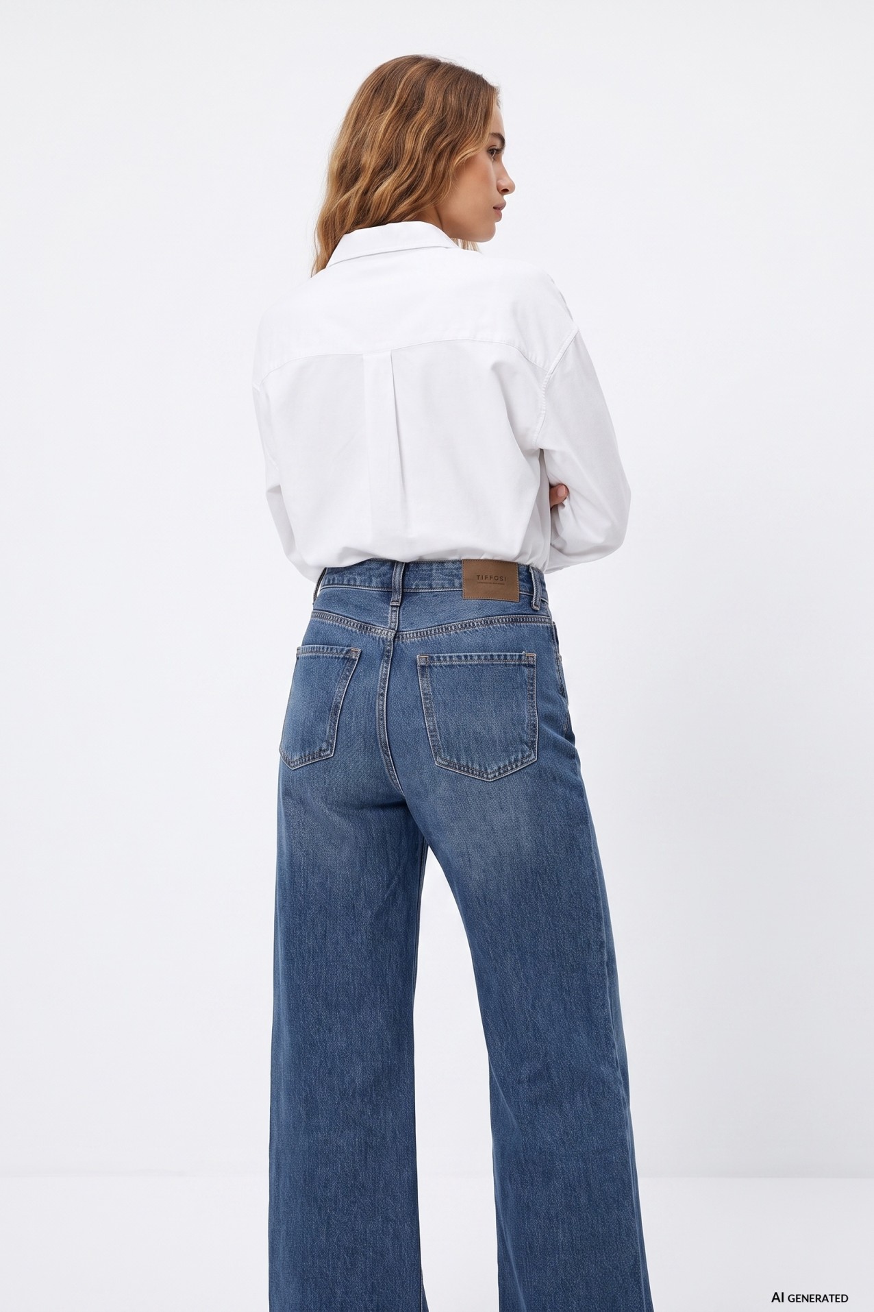 Loose White Long Sleeve Shirt