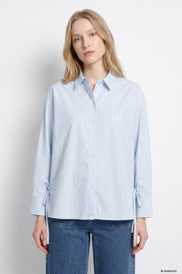 Blue Long Sleeve Shirt