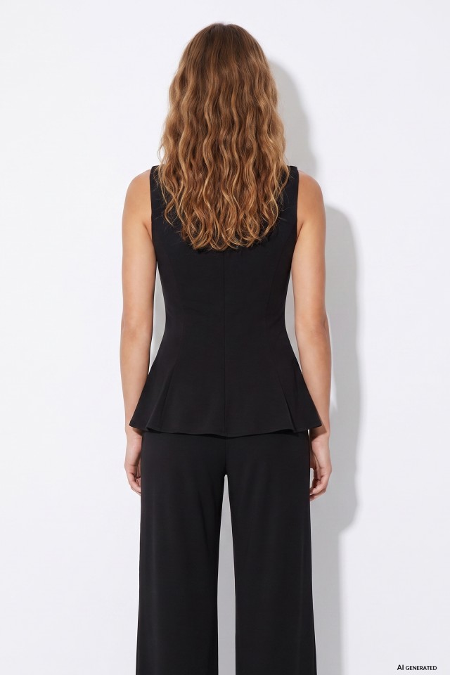 Black Fitted Sleeveless Top Black Fitted Sleeveless Top