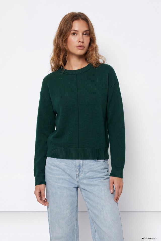 Camisola de cor verde