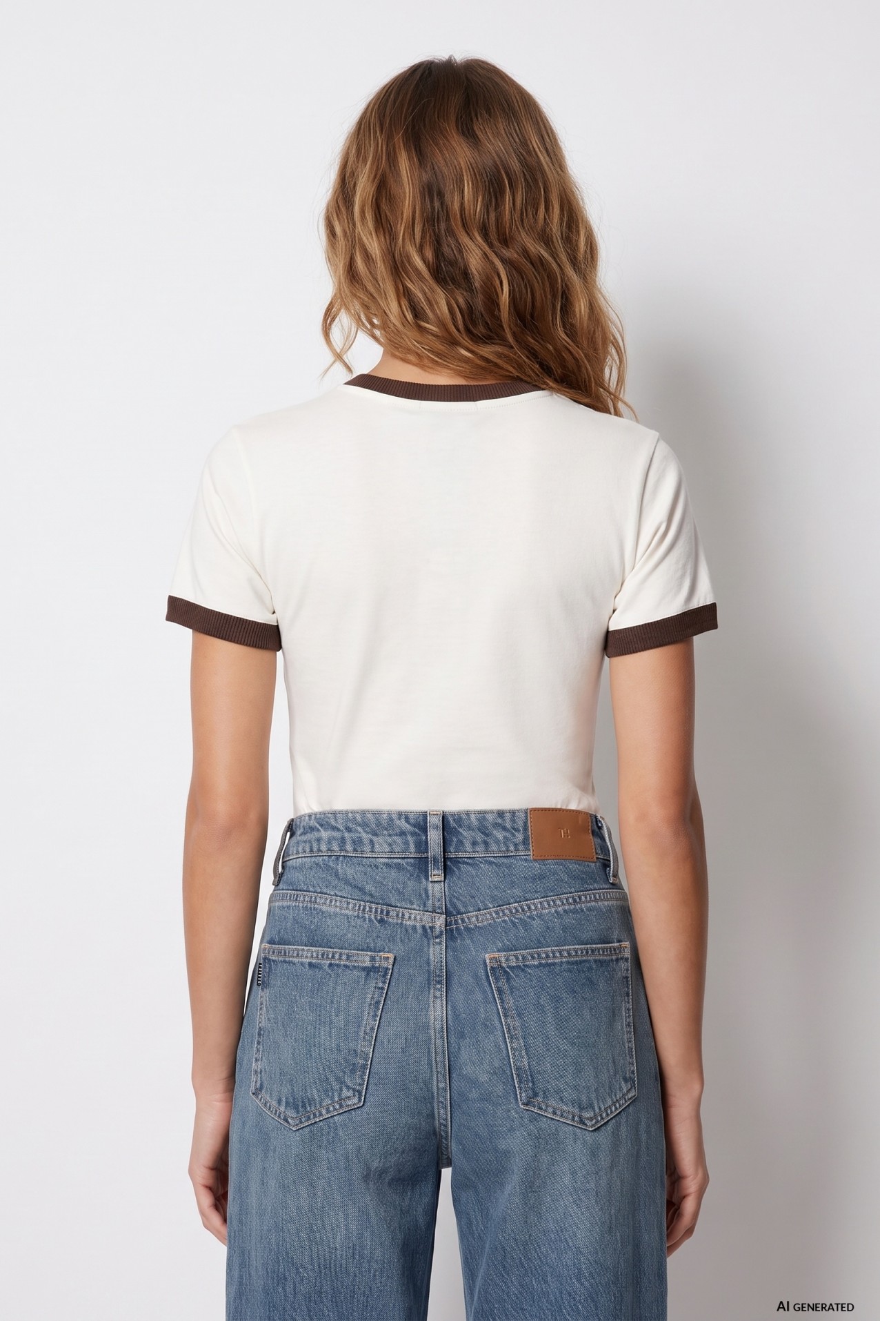 Beige Short Sleeve T-Shirt