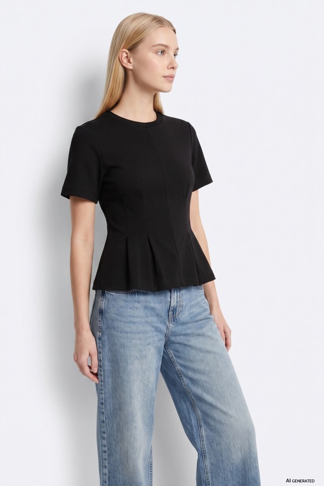 Black Short Sleeve T-shirt