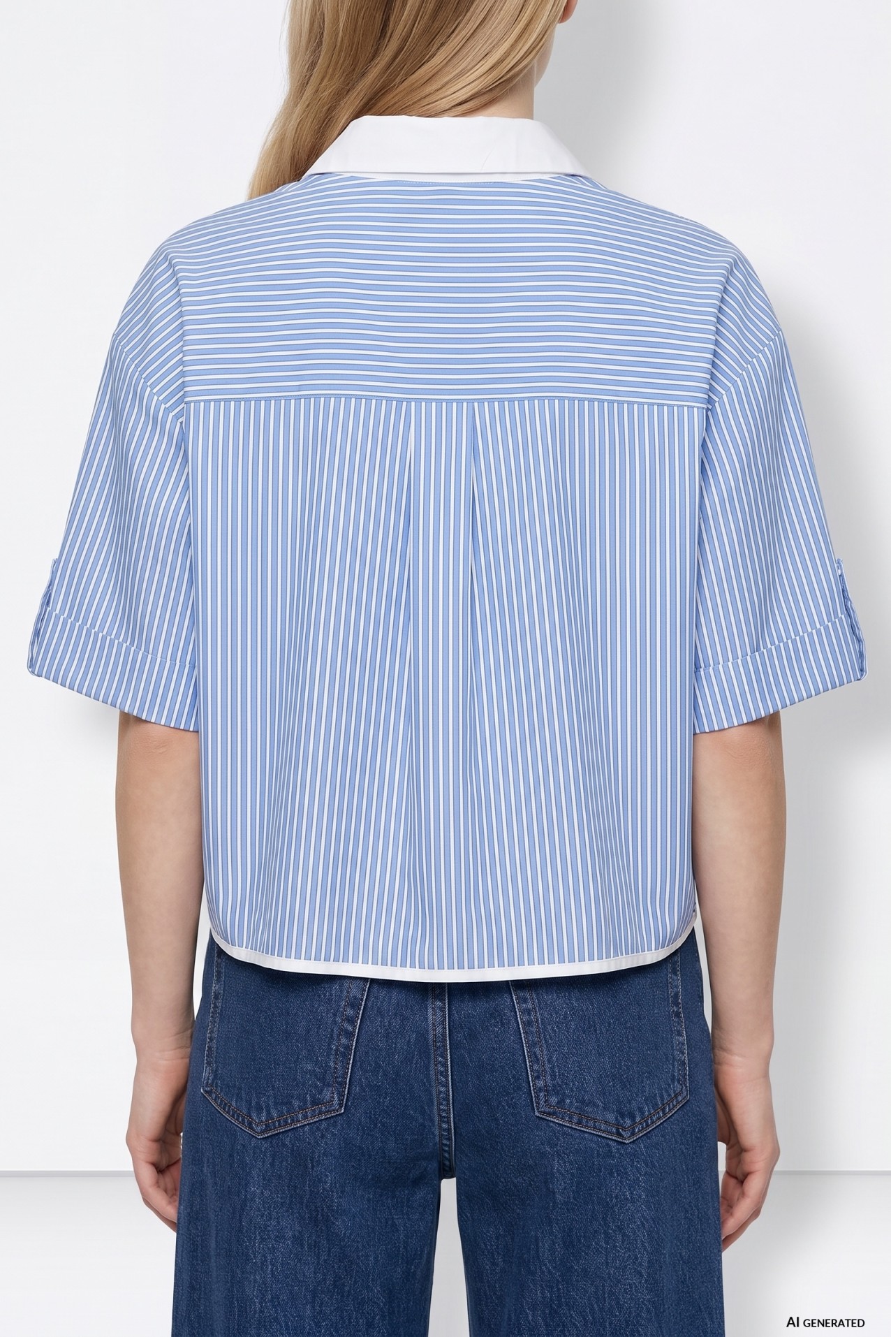 Blue Short Sleeve Shirt