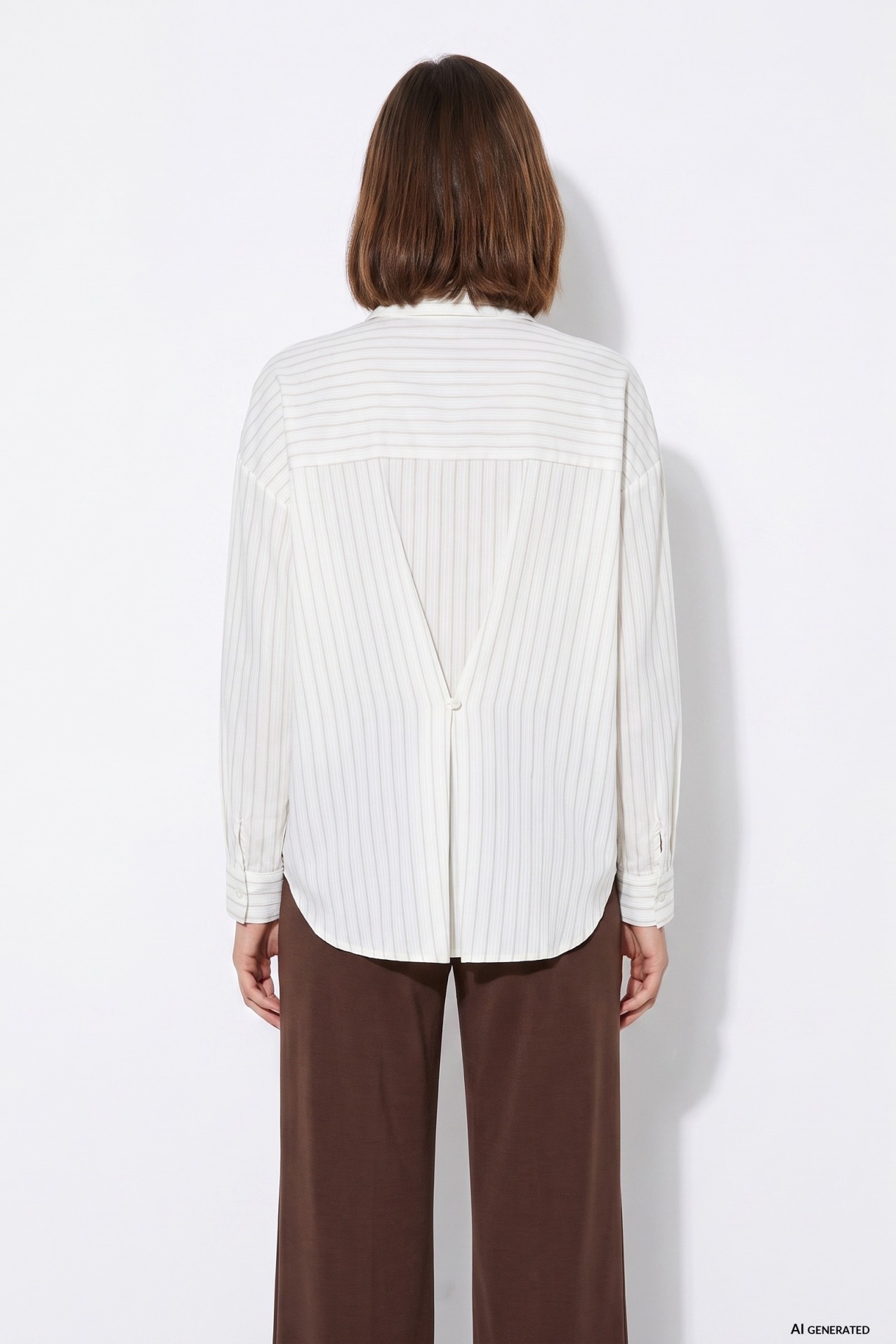 Beige Long Sleeve Shirt