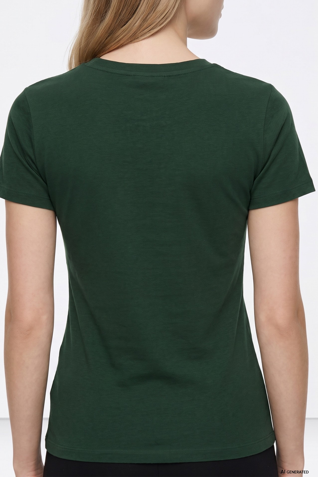 T-shirt verde casual chic